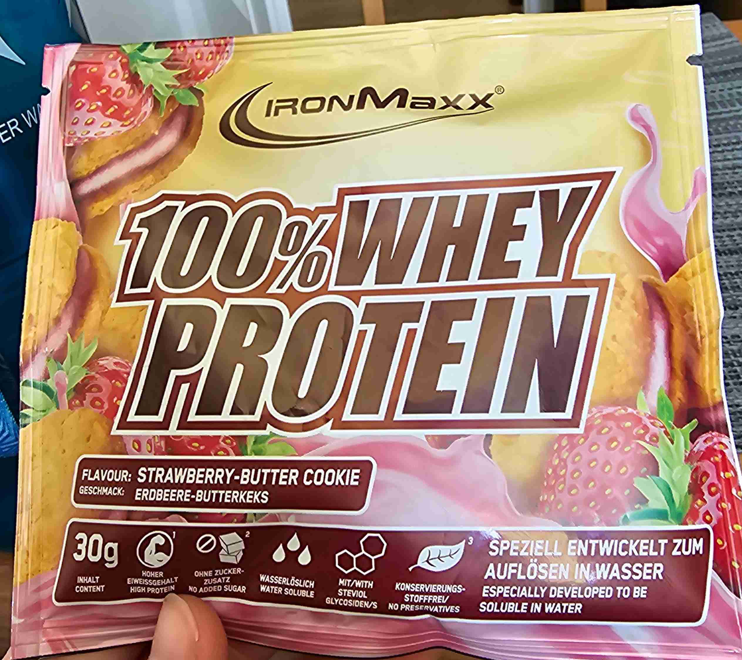 100% Whey Protein Strawberry-Butter Cookie
