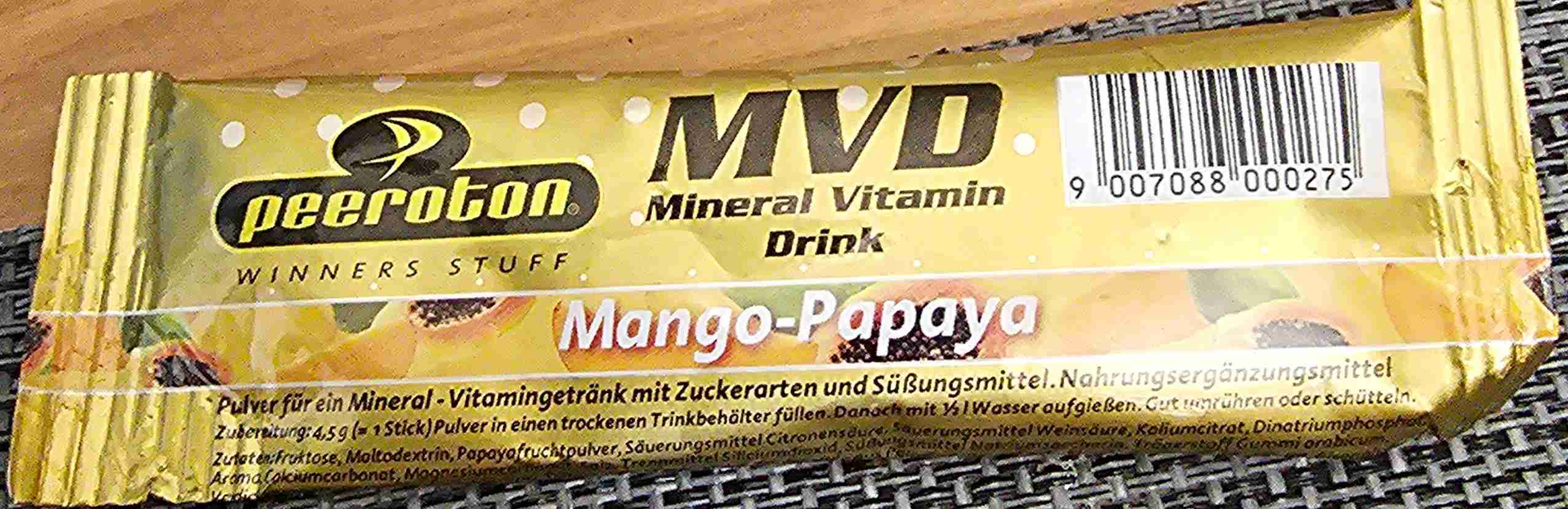Mineral Vitamin Drink Mango Papaya