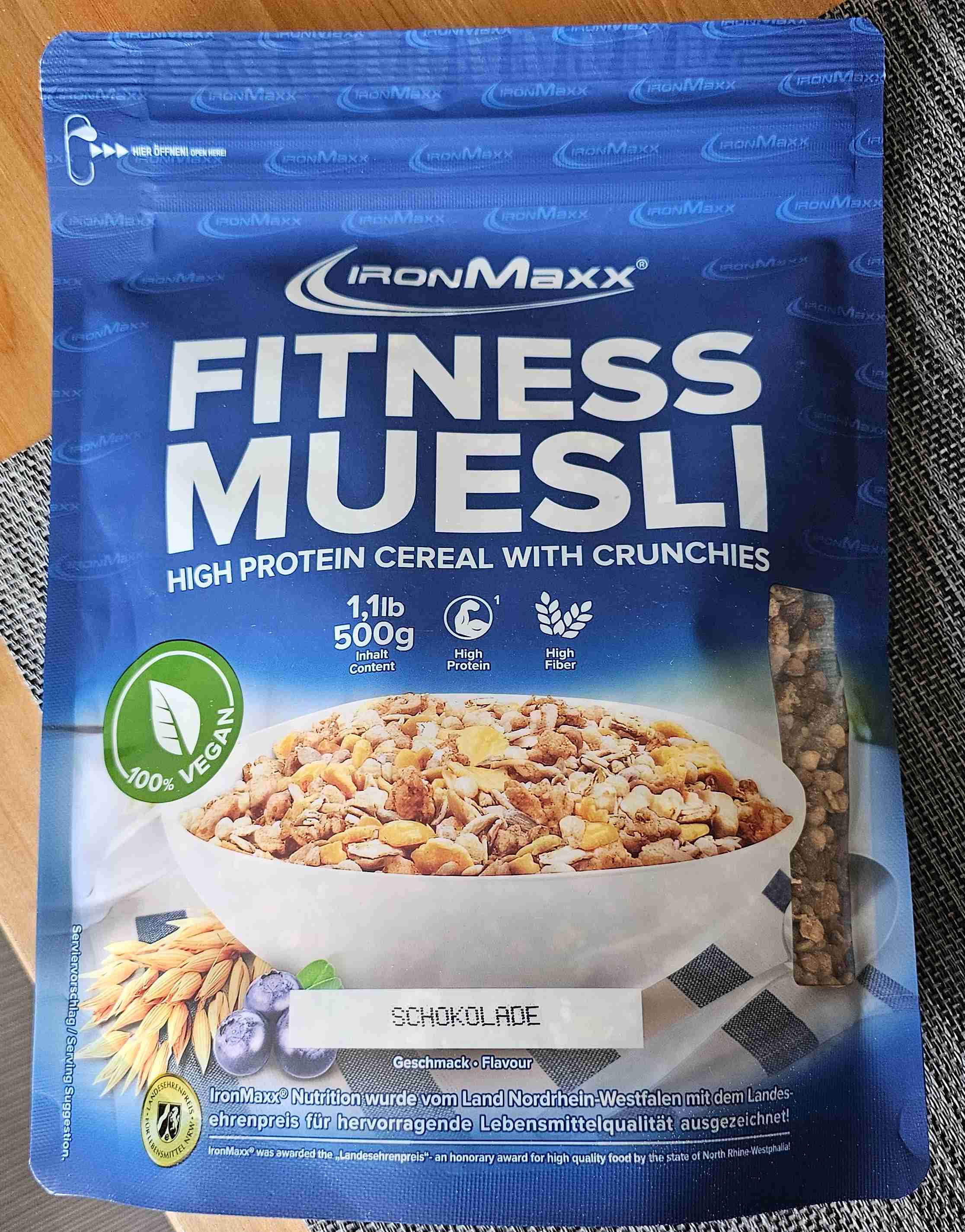 Fitness Müsli Schokolade 