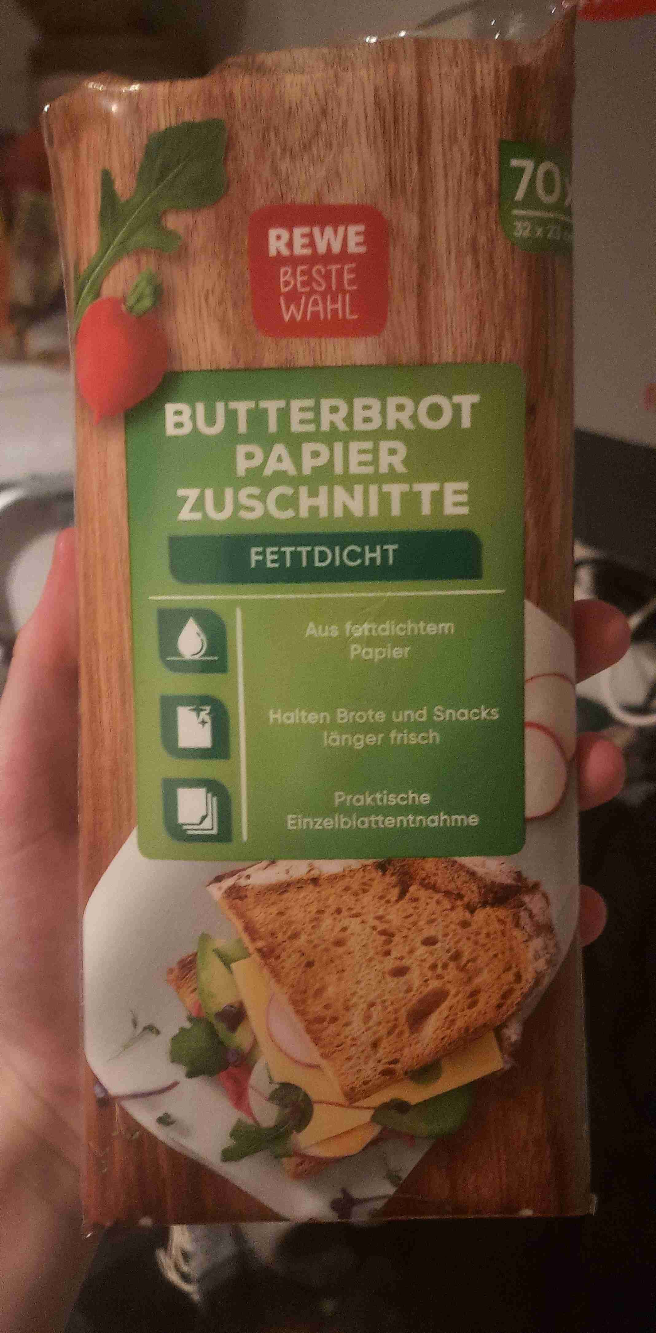 Butterbrotpapier Zuschnitte
