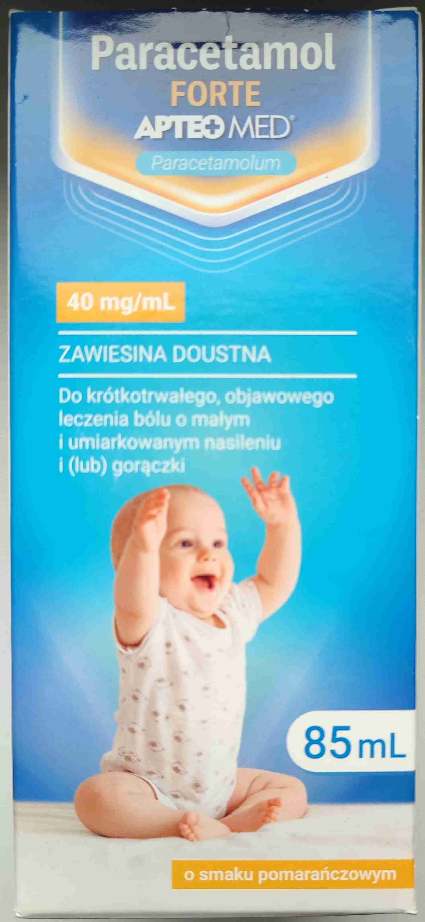 Paracetamol forte apteo med