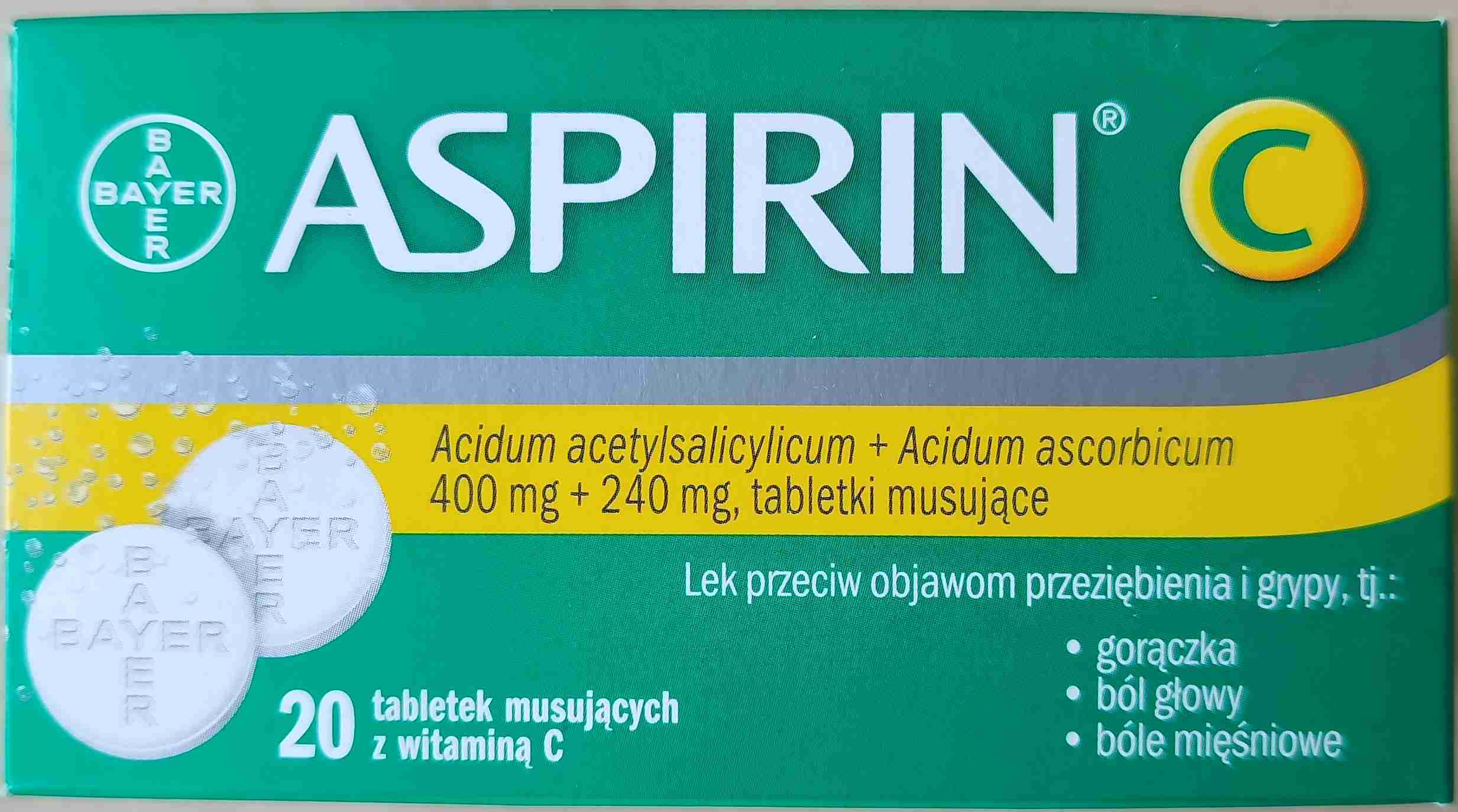 Aspirin C tabletki musujące
