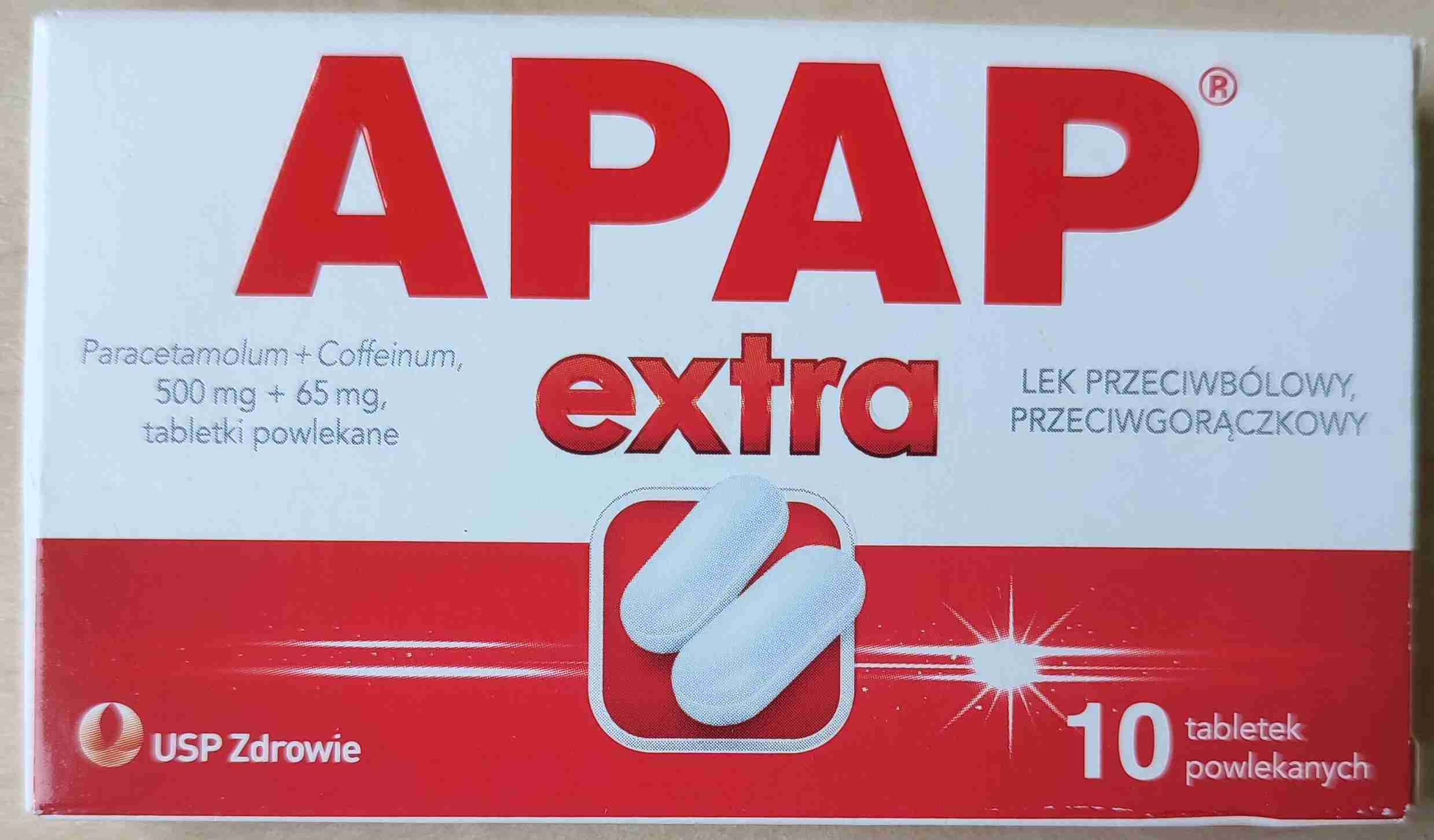 Apap extra 500mg