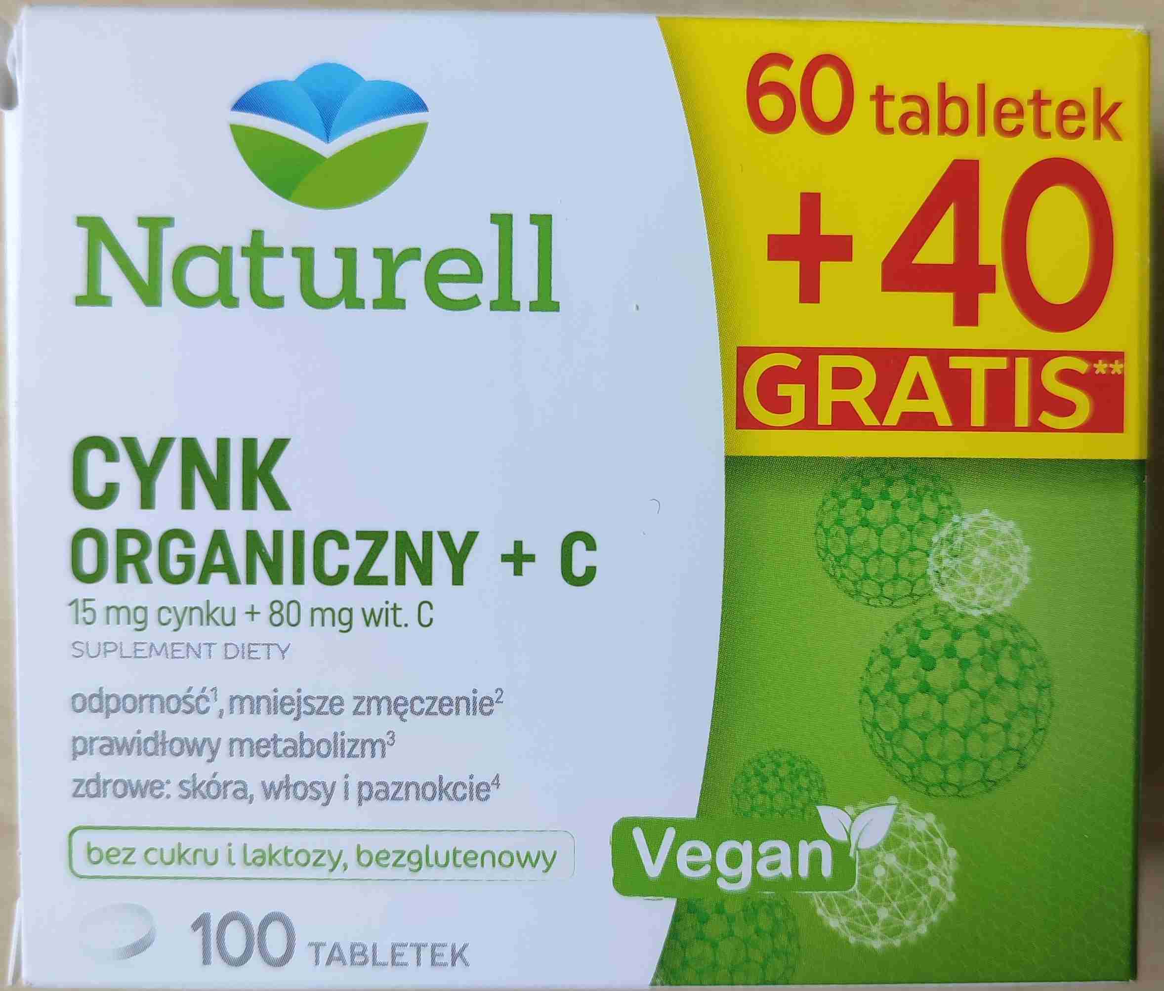 Cynk organiczny + C 