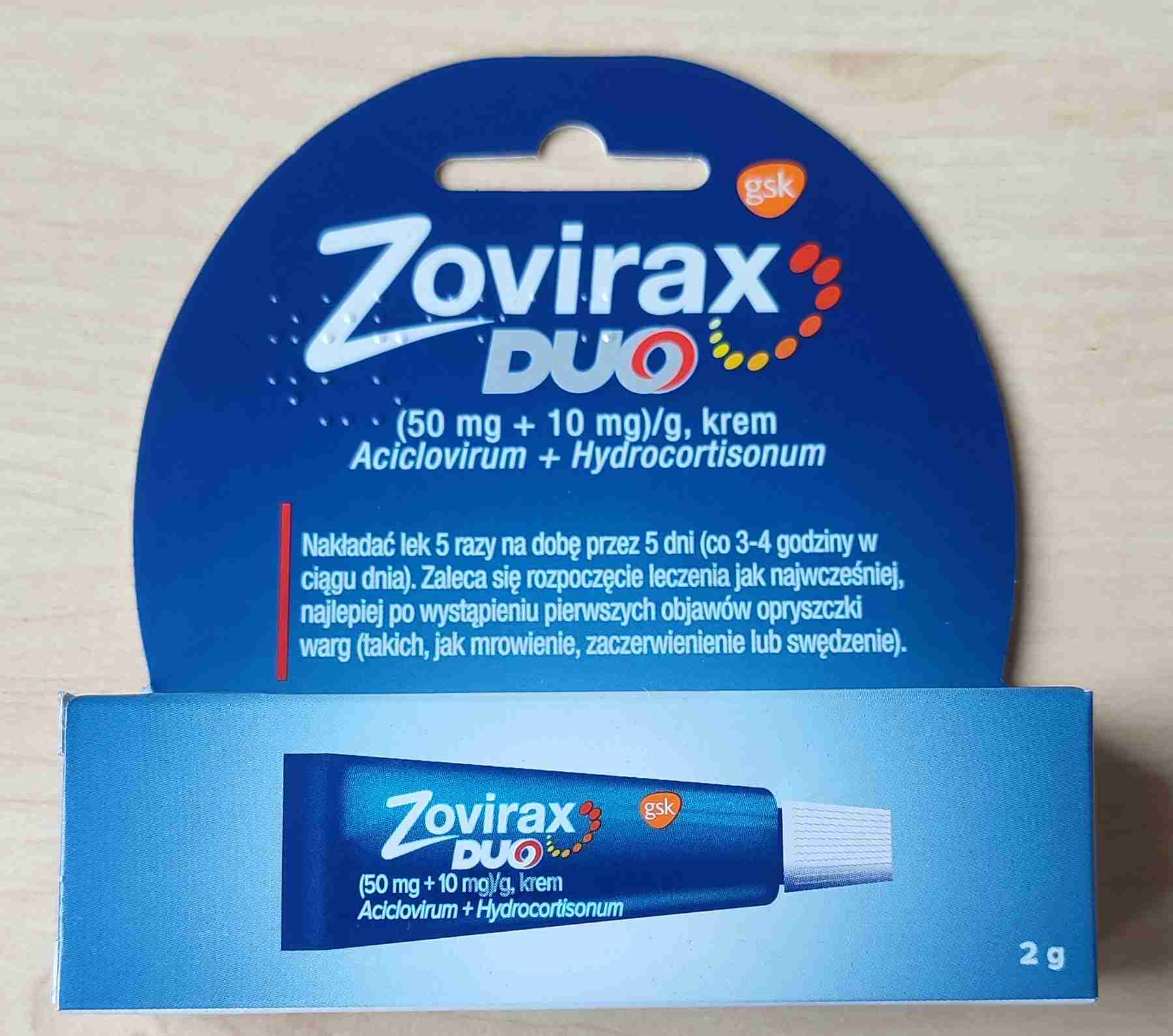 Zovorax duo (50mg + 10mg)