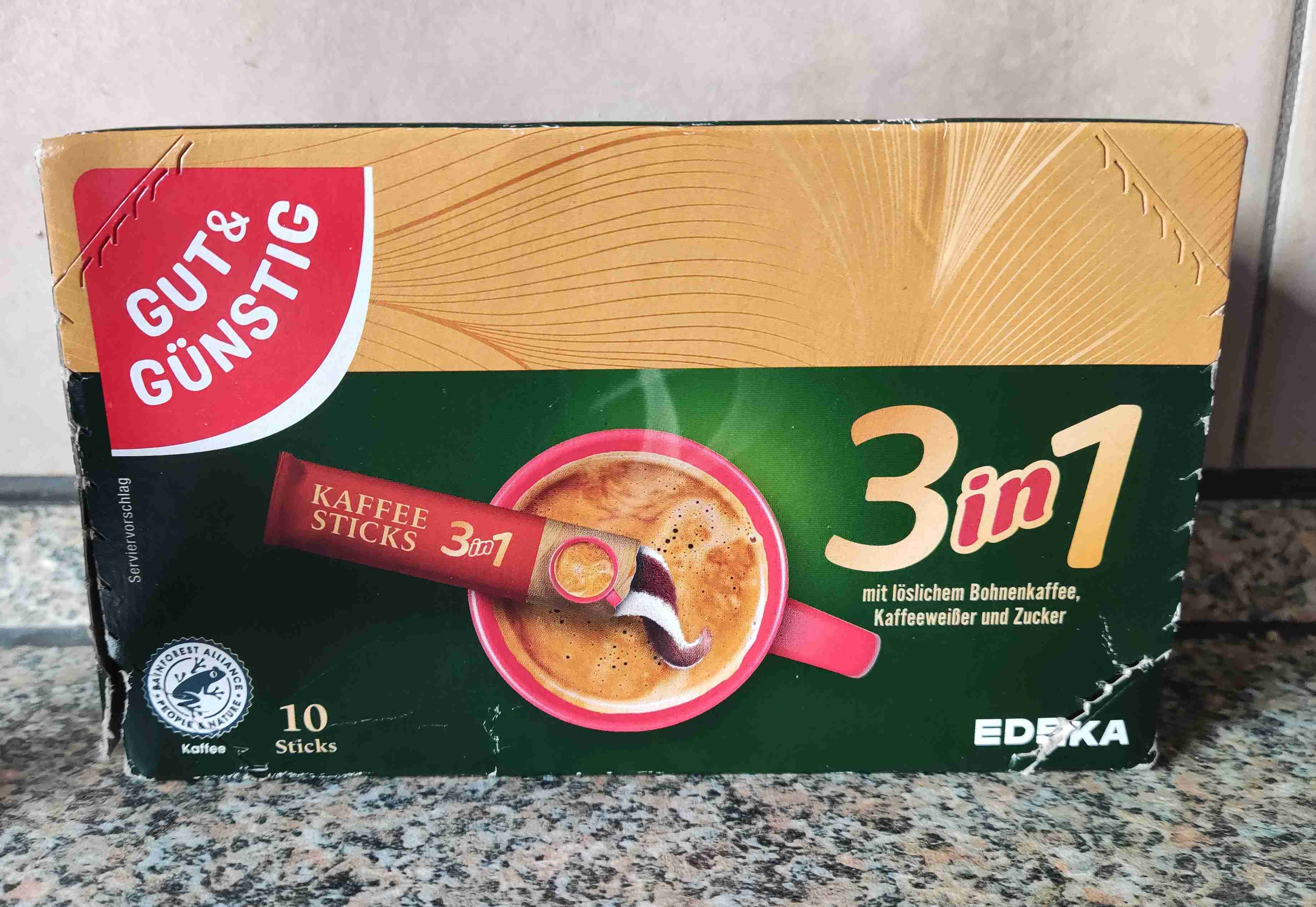 Kaffee-Sticks 3in1