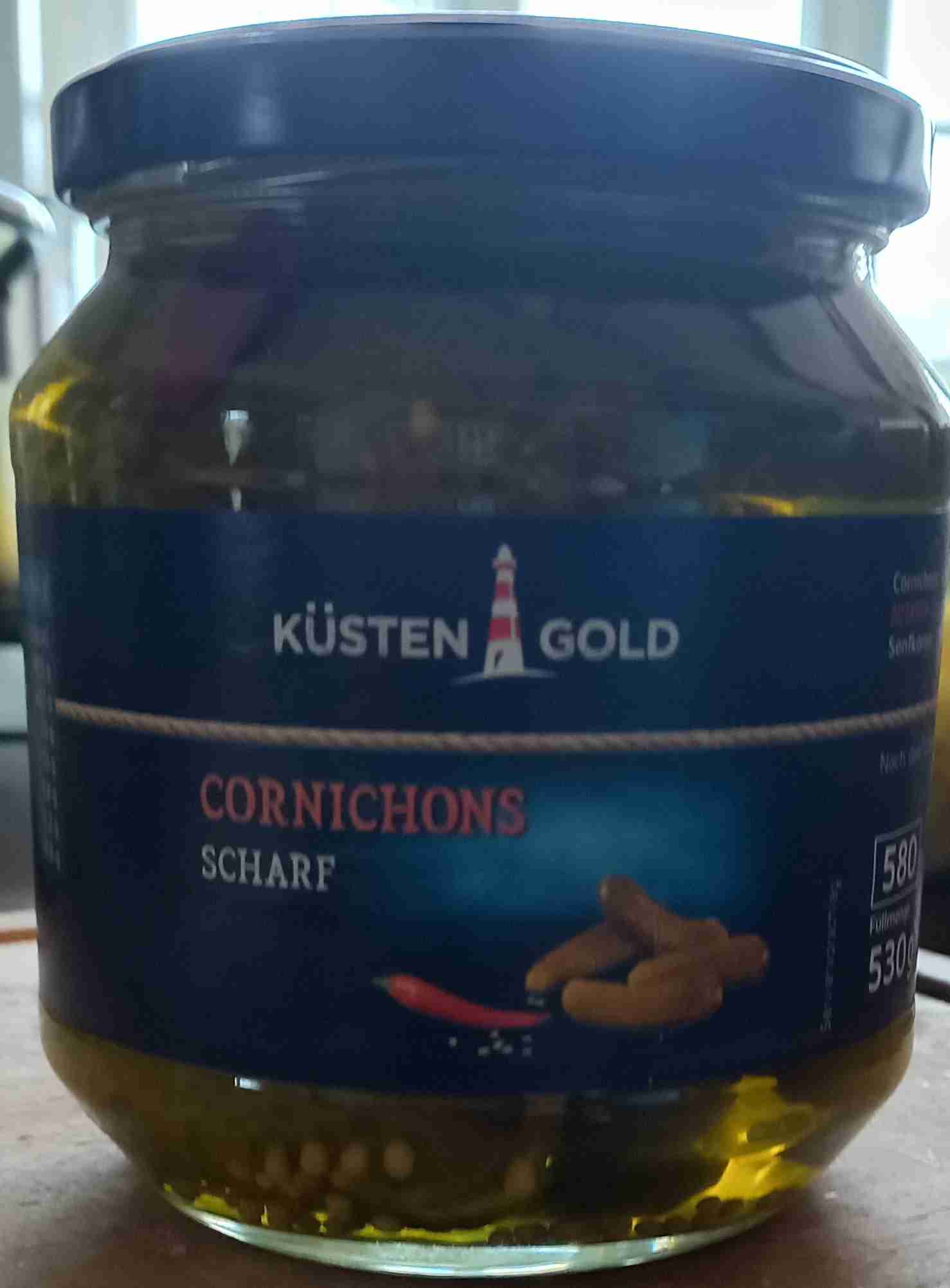 Cornichons scharf
