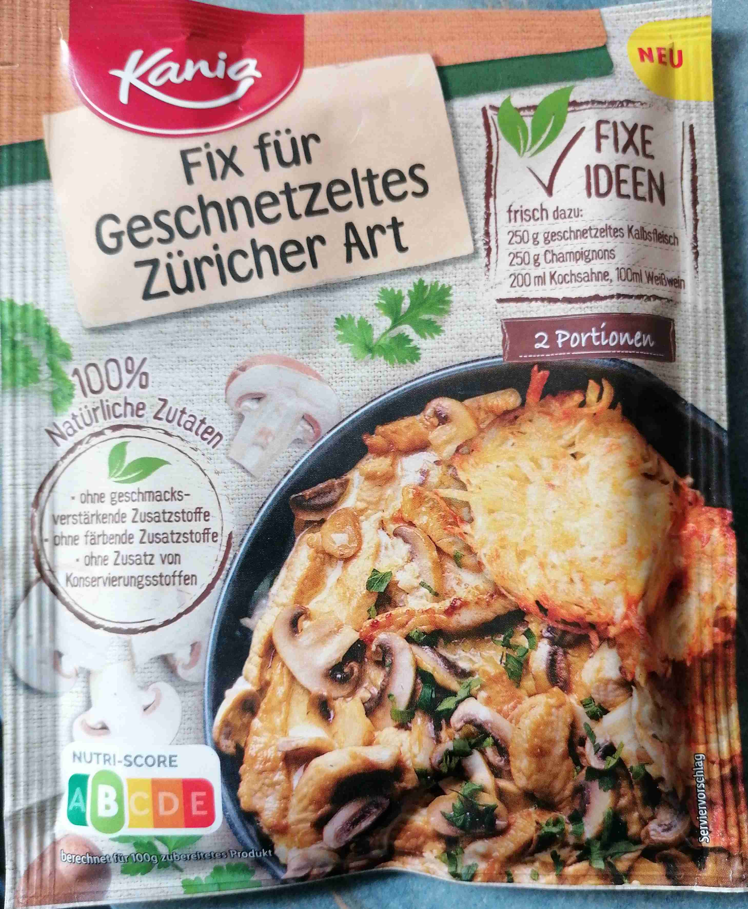 Fix für Geschnetzeltes Züricher Art
