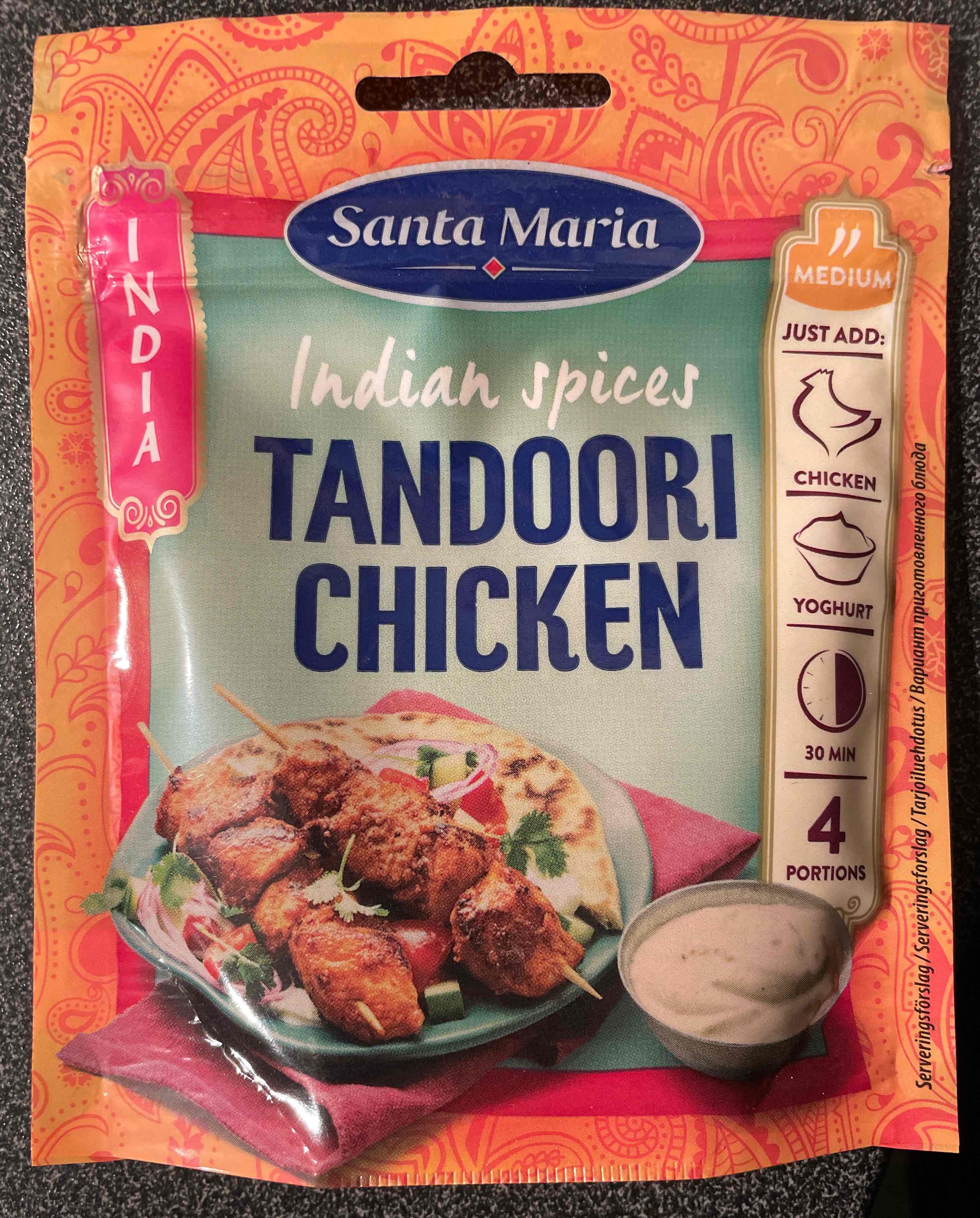 Indian Spices Tandori Chicken