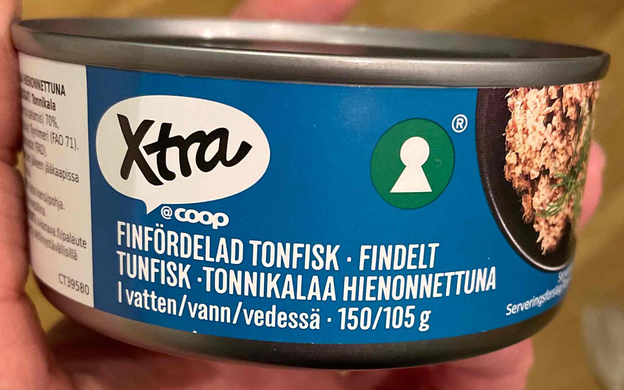 Finfördelad tonfisk