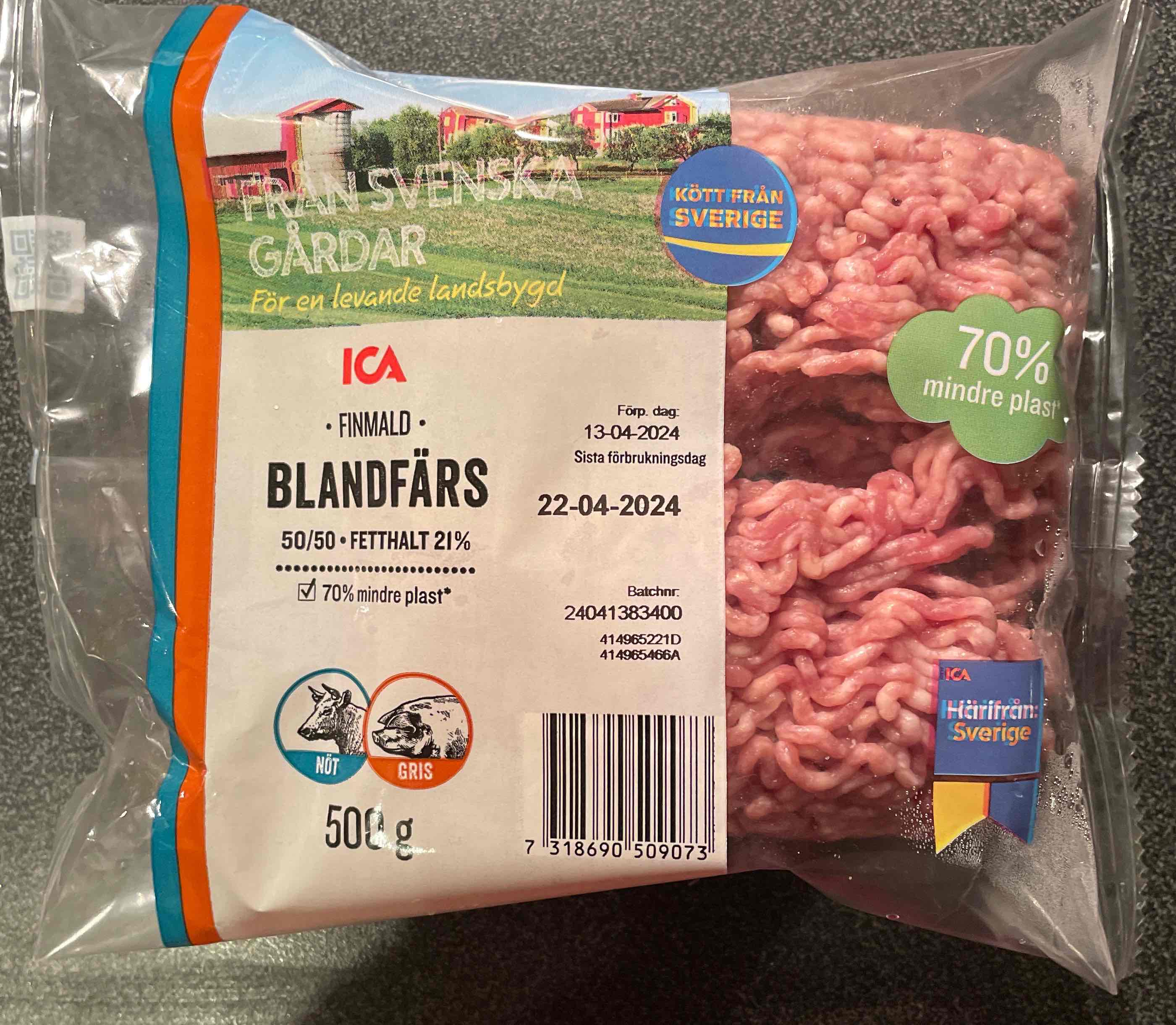 Blandfärs 50/50