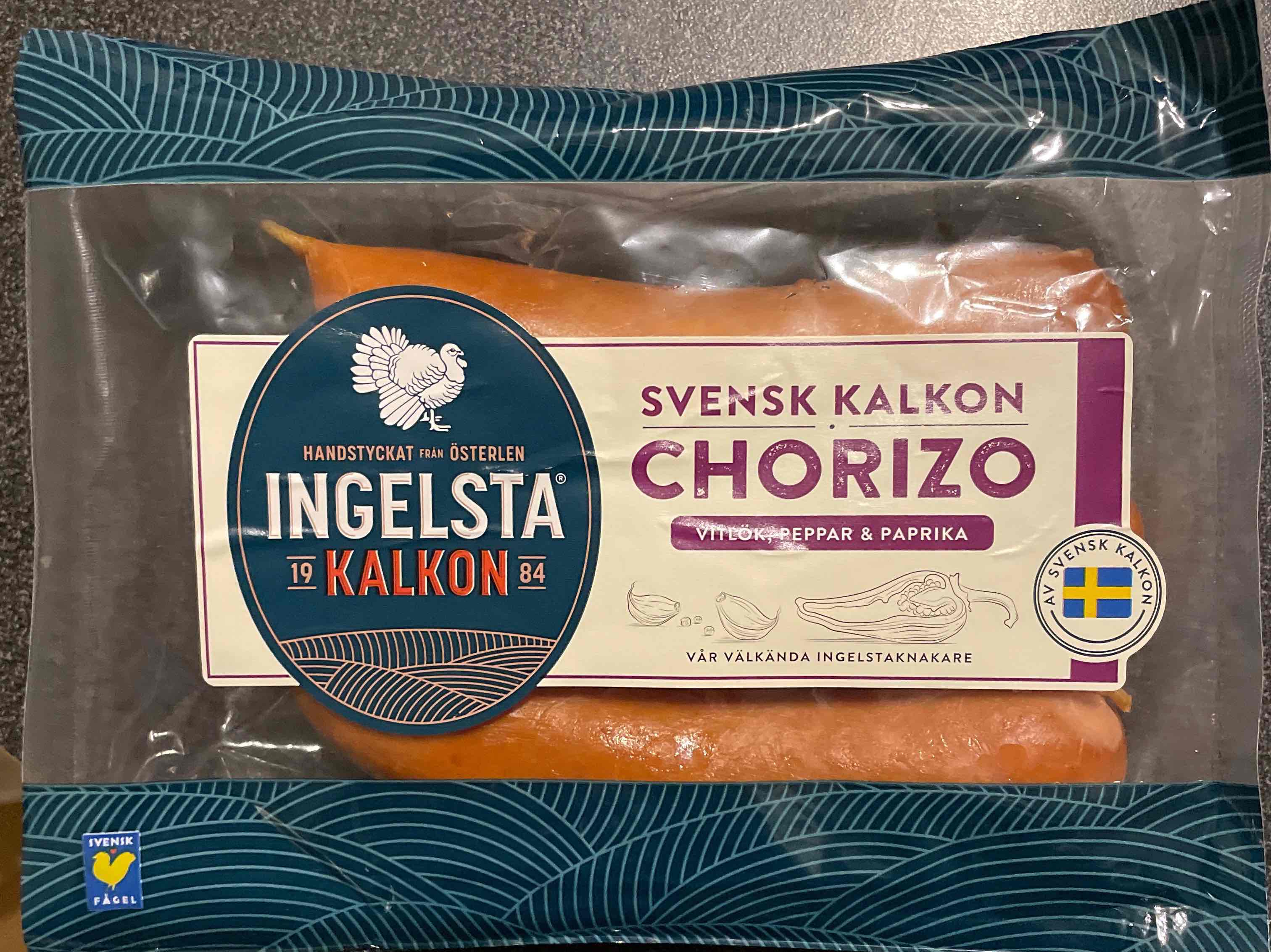 Svensk kalkonchorizo