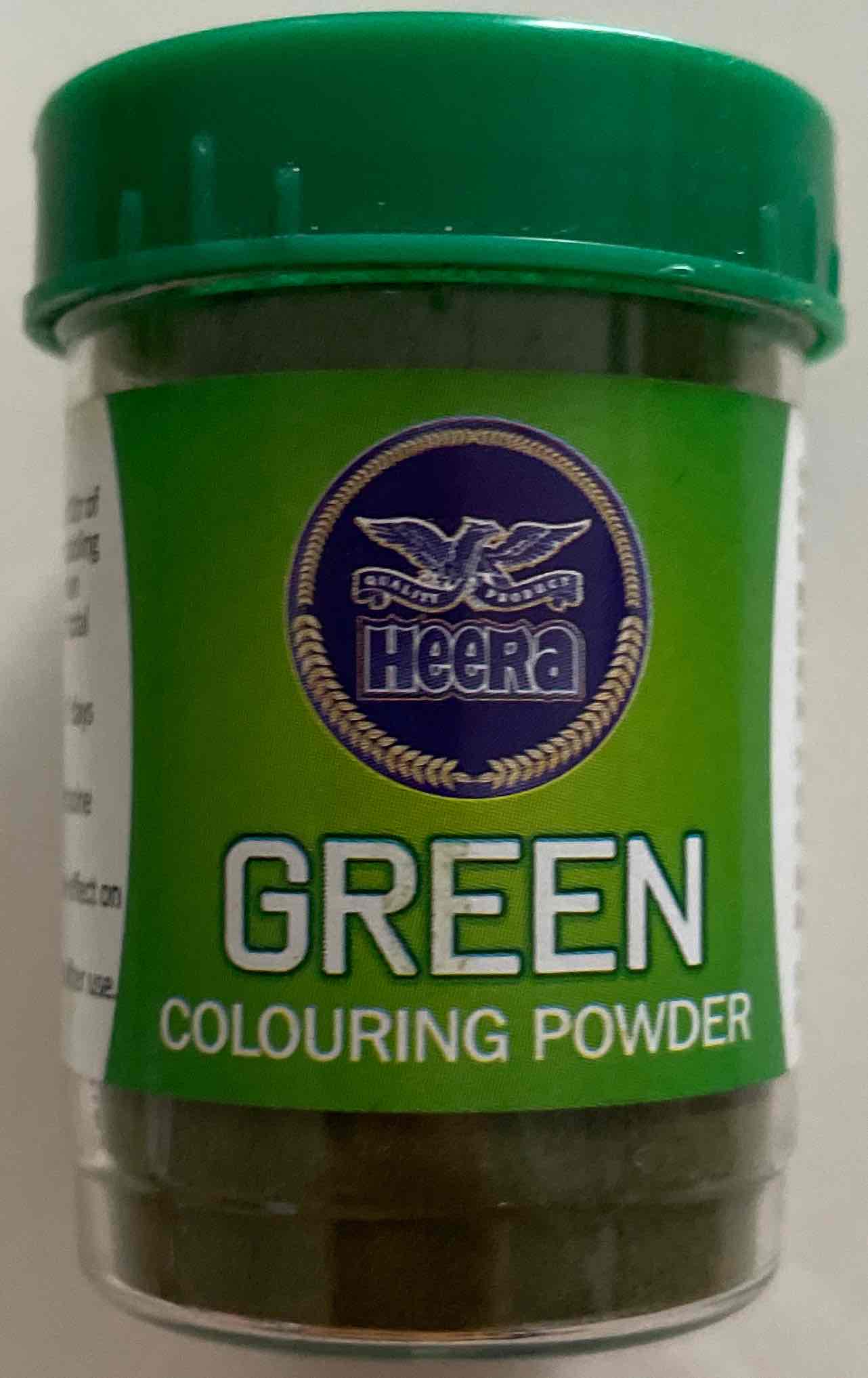 Grön karamellfärg pulver