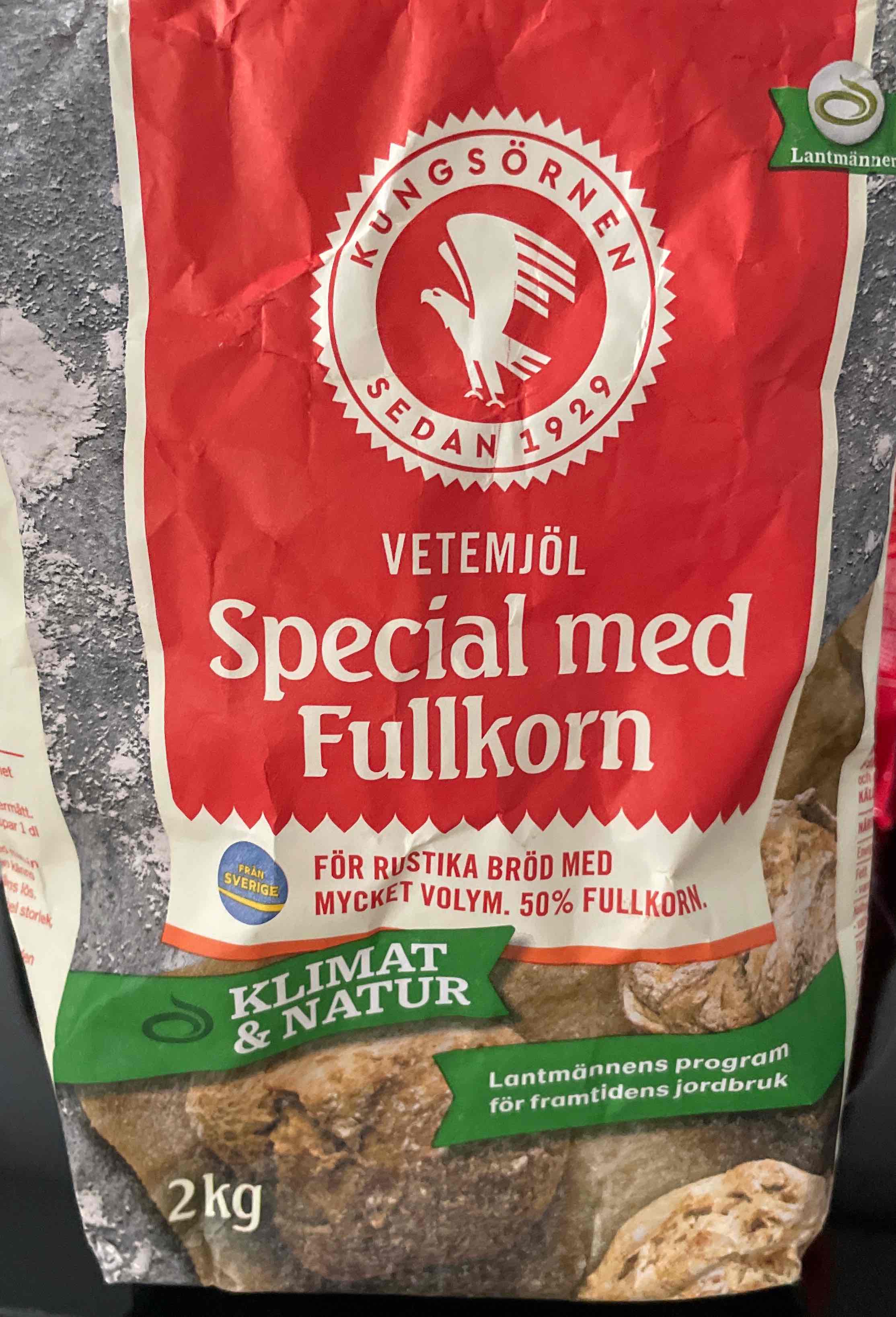 Vetemjöl special med fullkorn