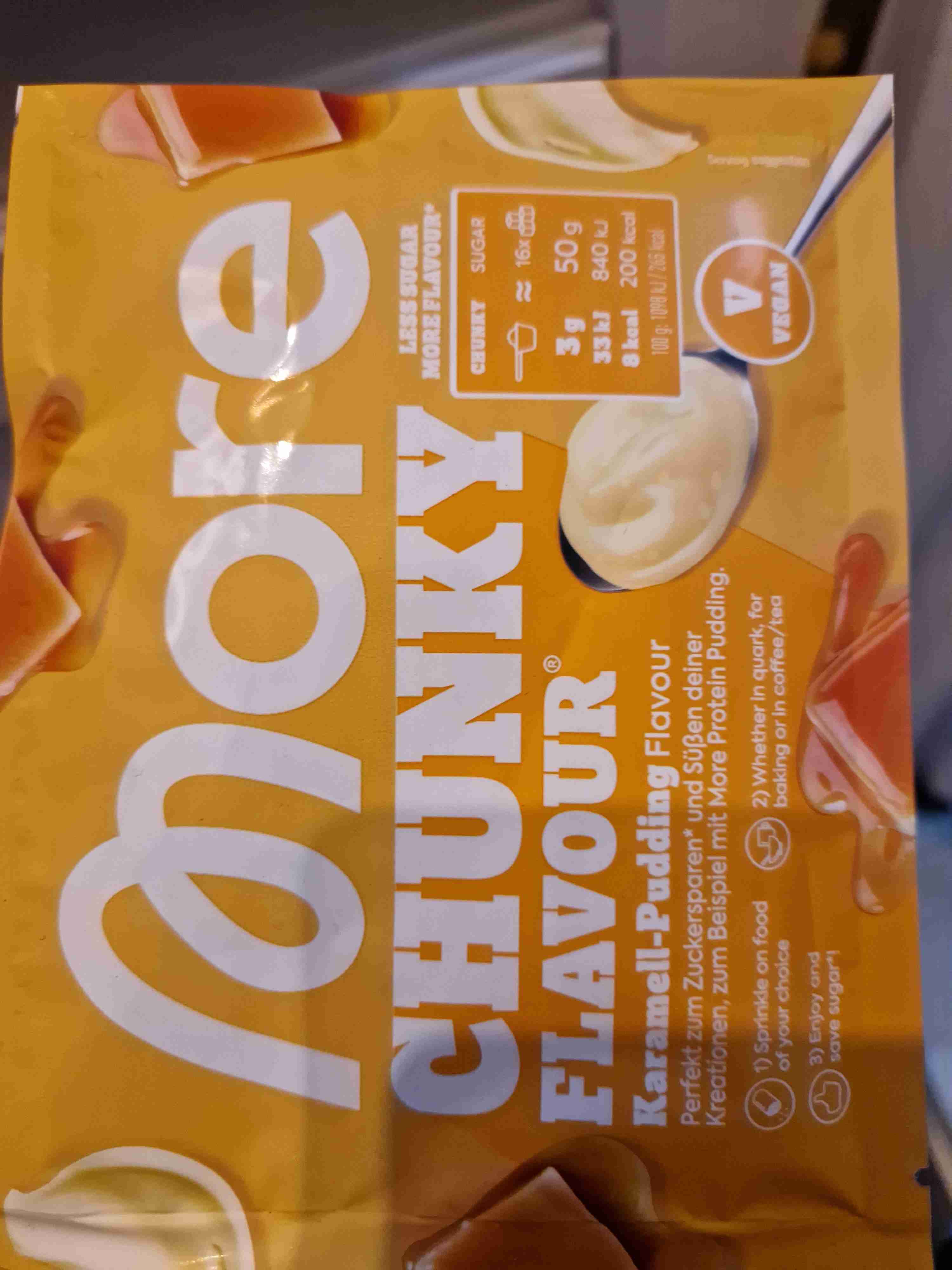 More Nutrition Chunky Flavor Karamel-Pudding 