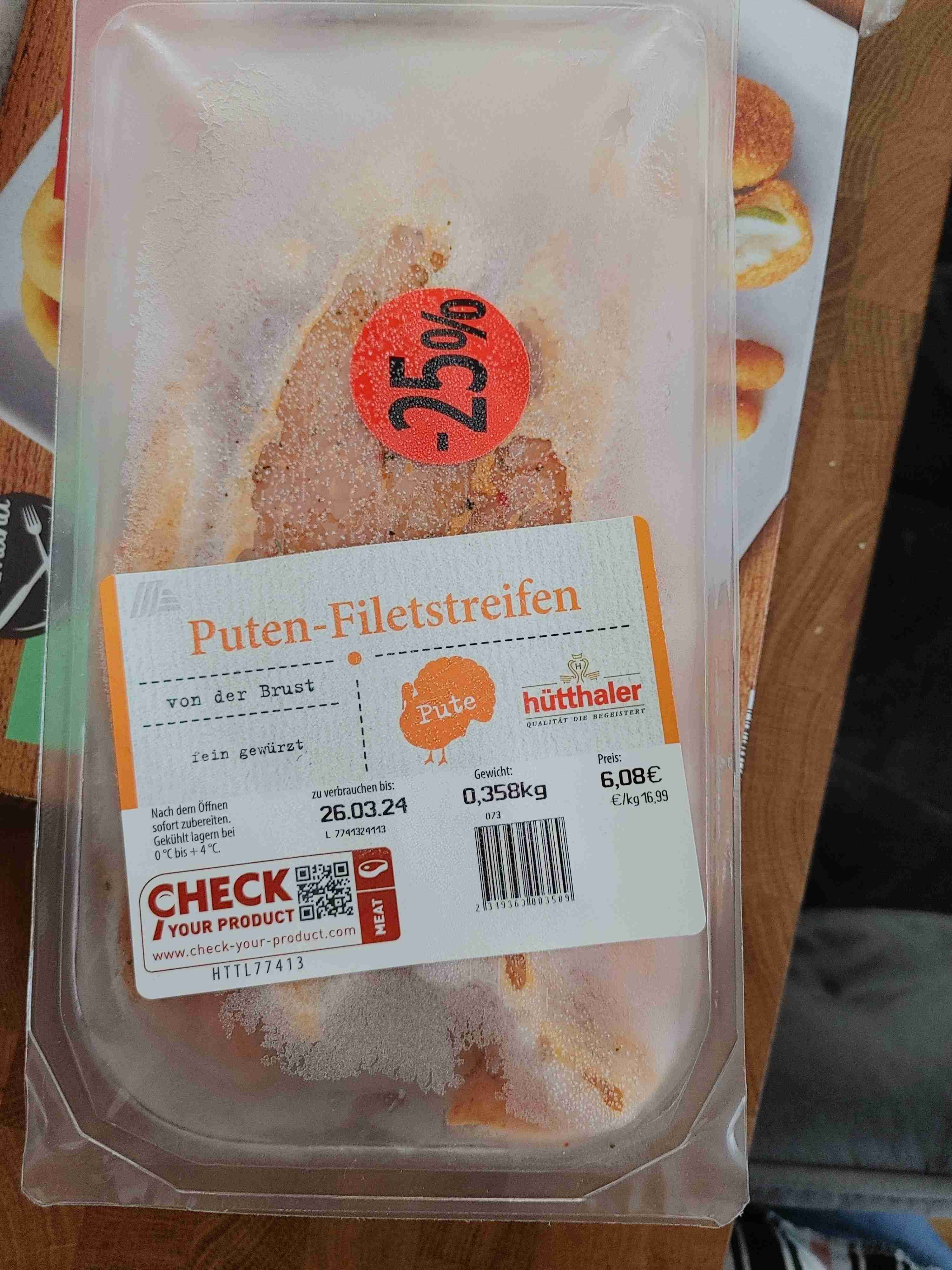 Puten-Filetstreifen