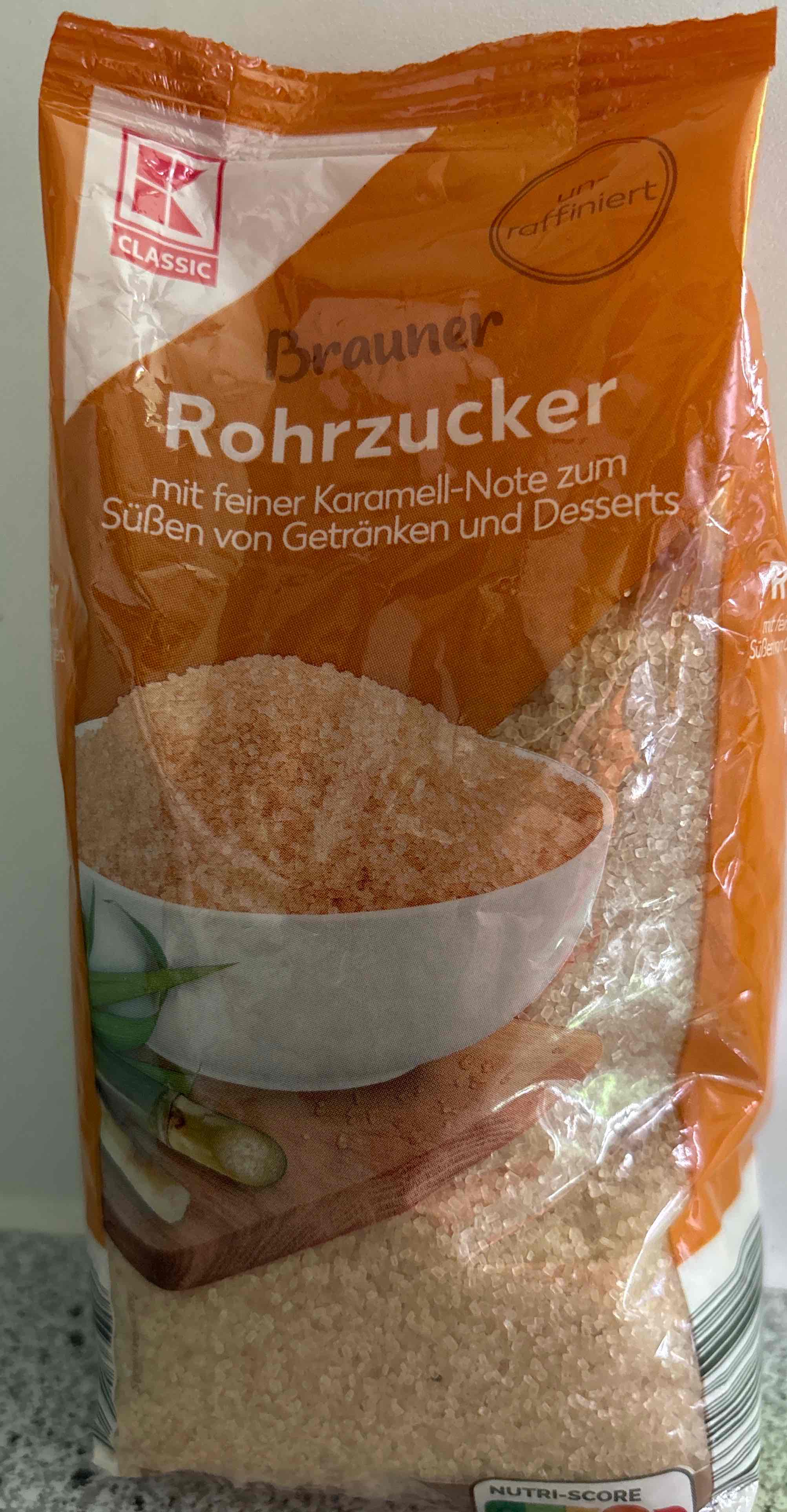 Brauner Rohrzucker