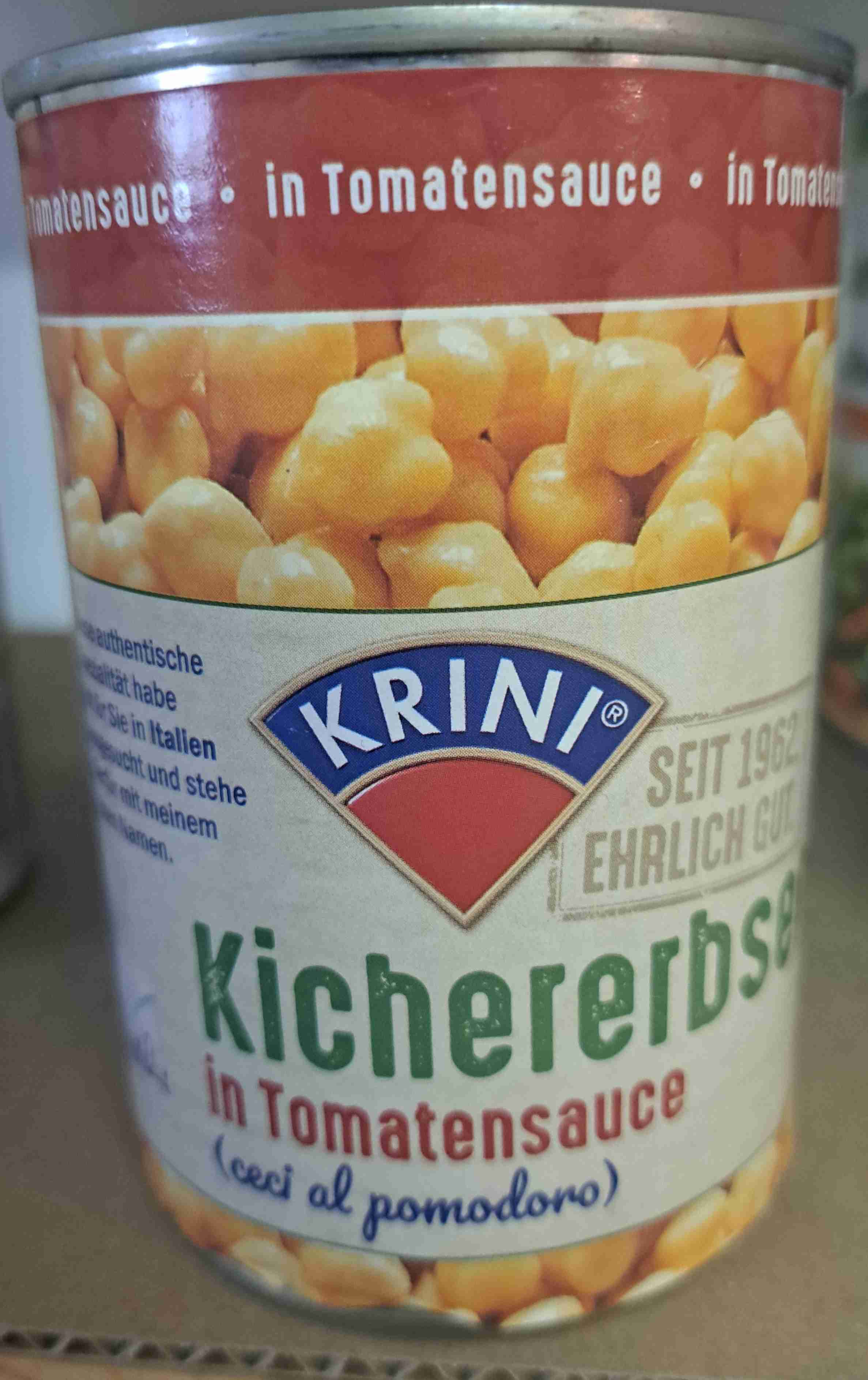Kichererbsen in Tomatensauce 