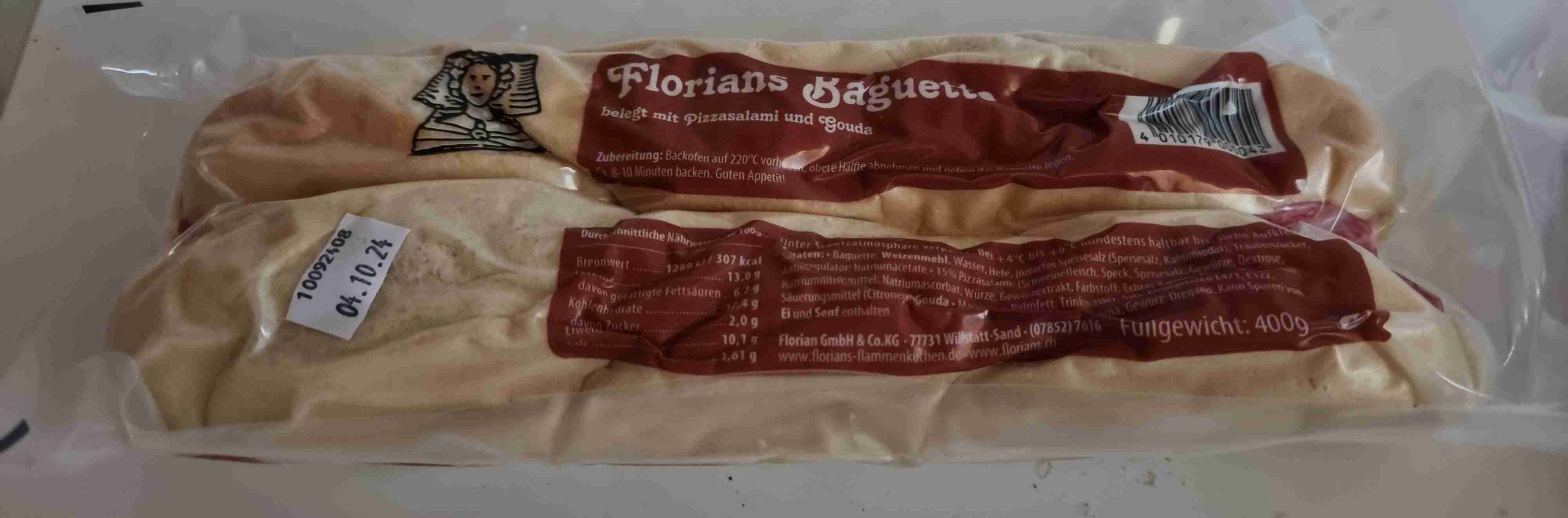 Florians Baguette Salami
