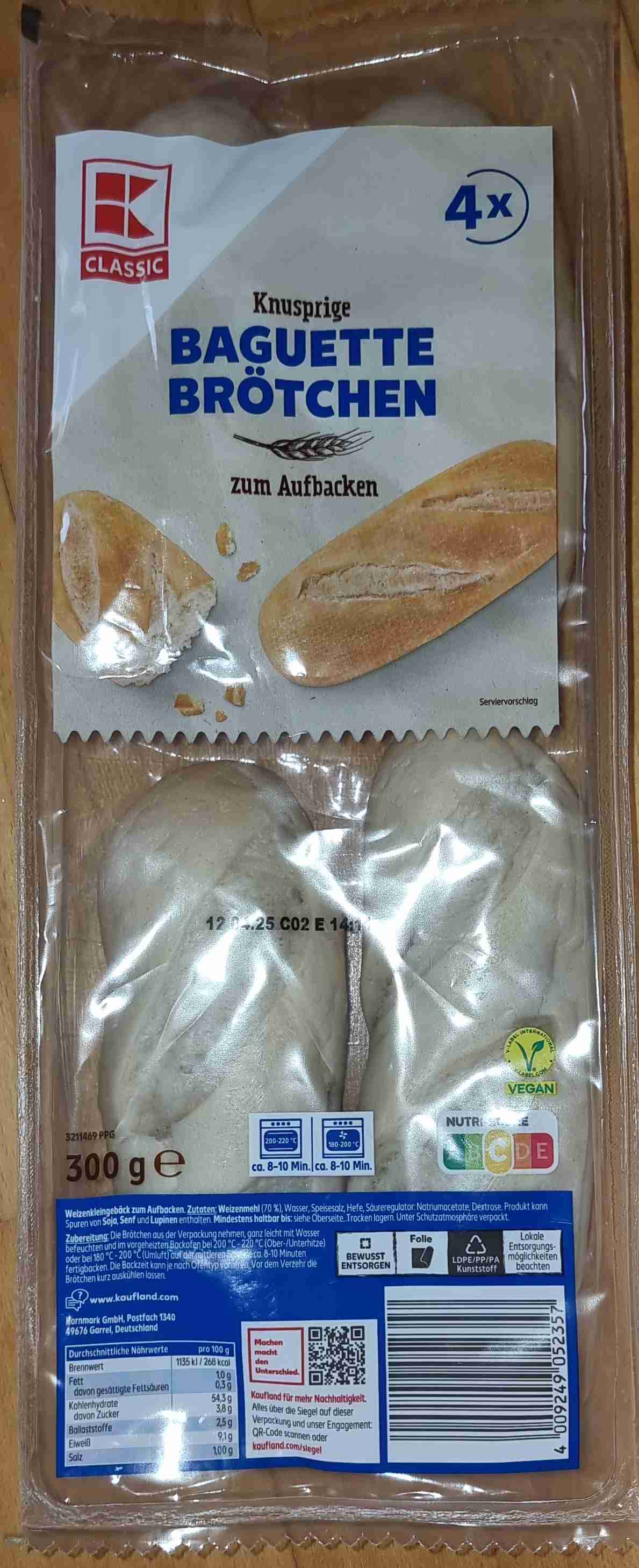 Baguette Brötchen