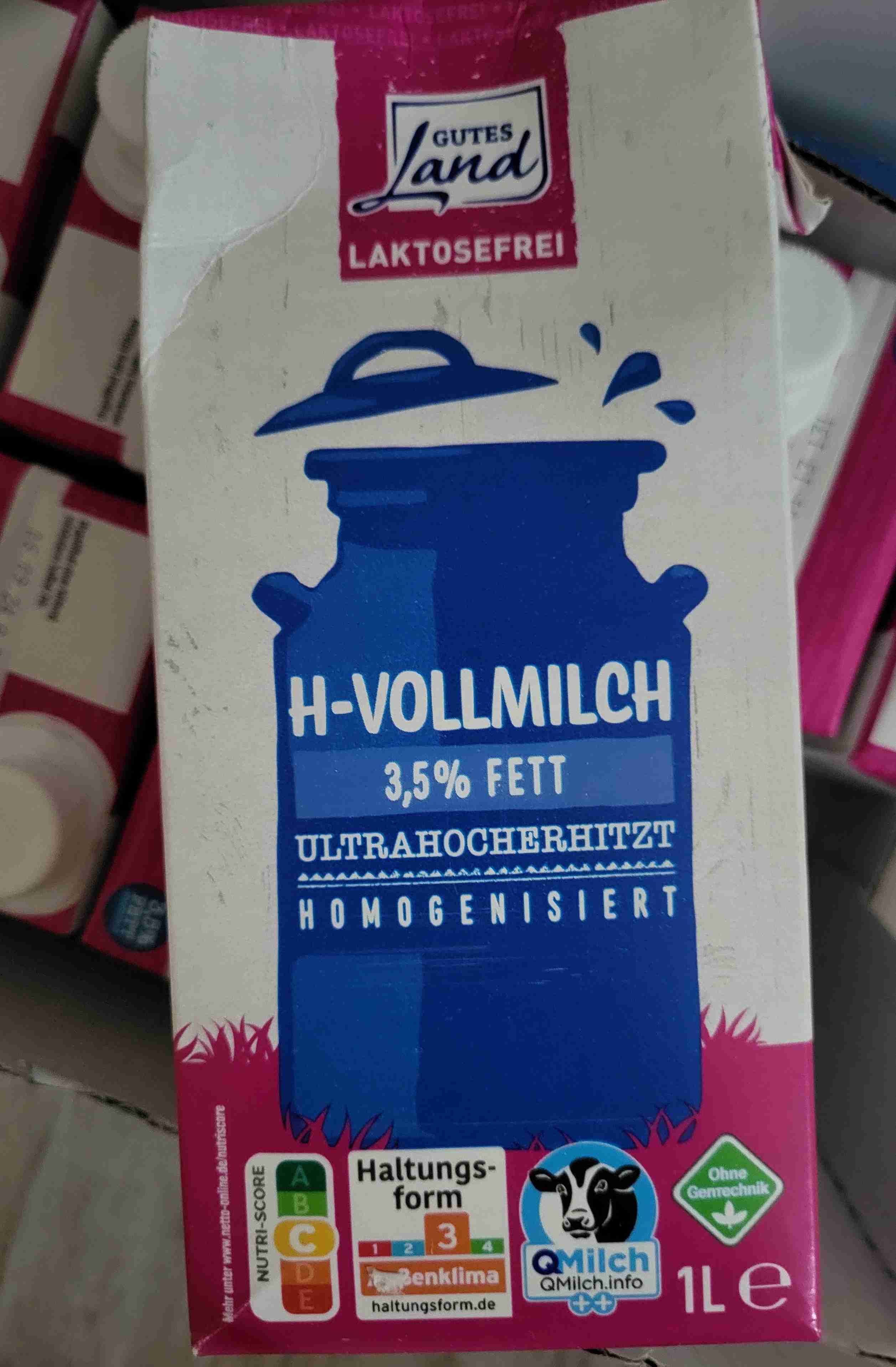 H-Vollmilch laktosefrei 3.5%