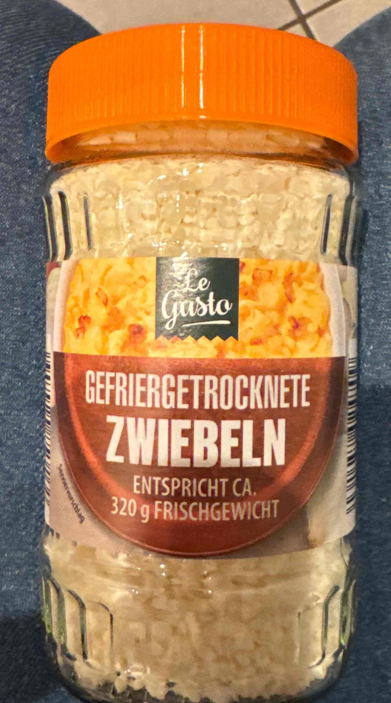 Gefriergetrocknete Zwiebeln