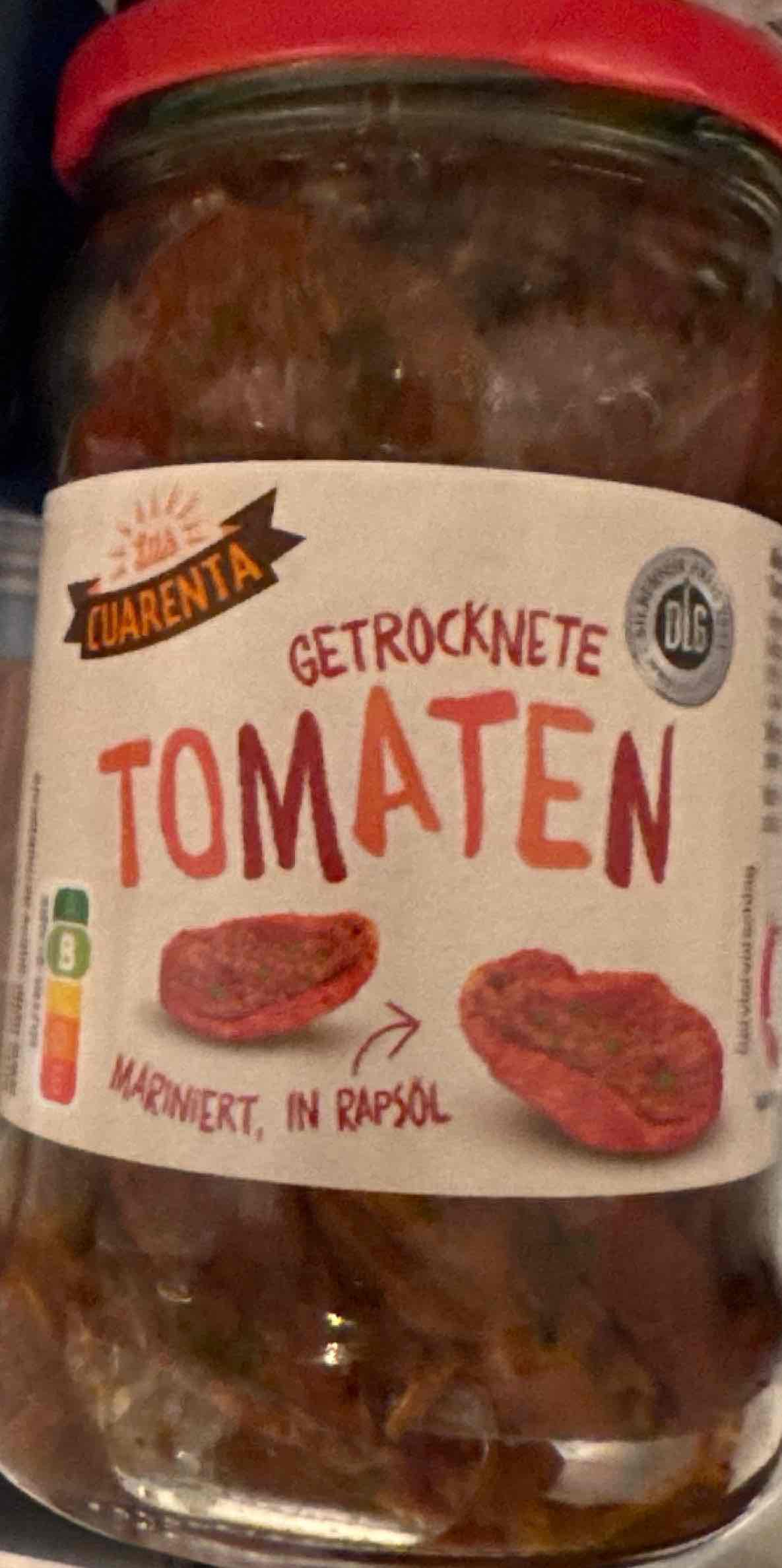 Getrocknete Tomaten in Öl