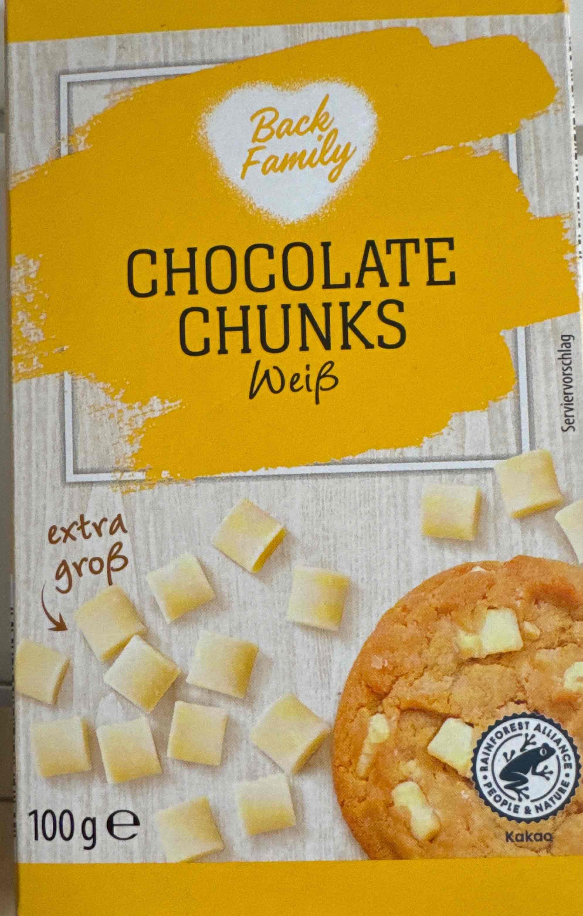 Chocolate Chunks weiß
