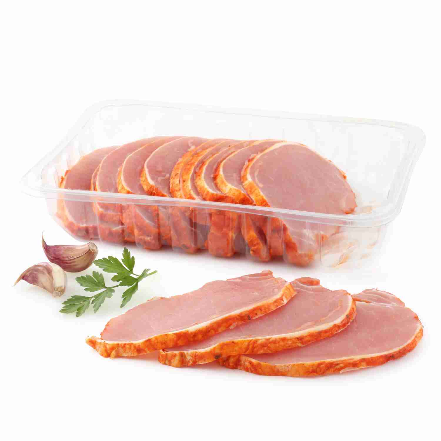 Lomo de cerdo adobado extra en filetes