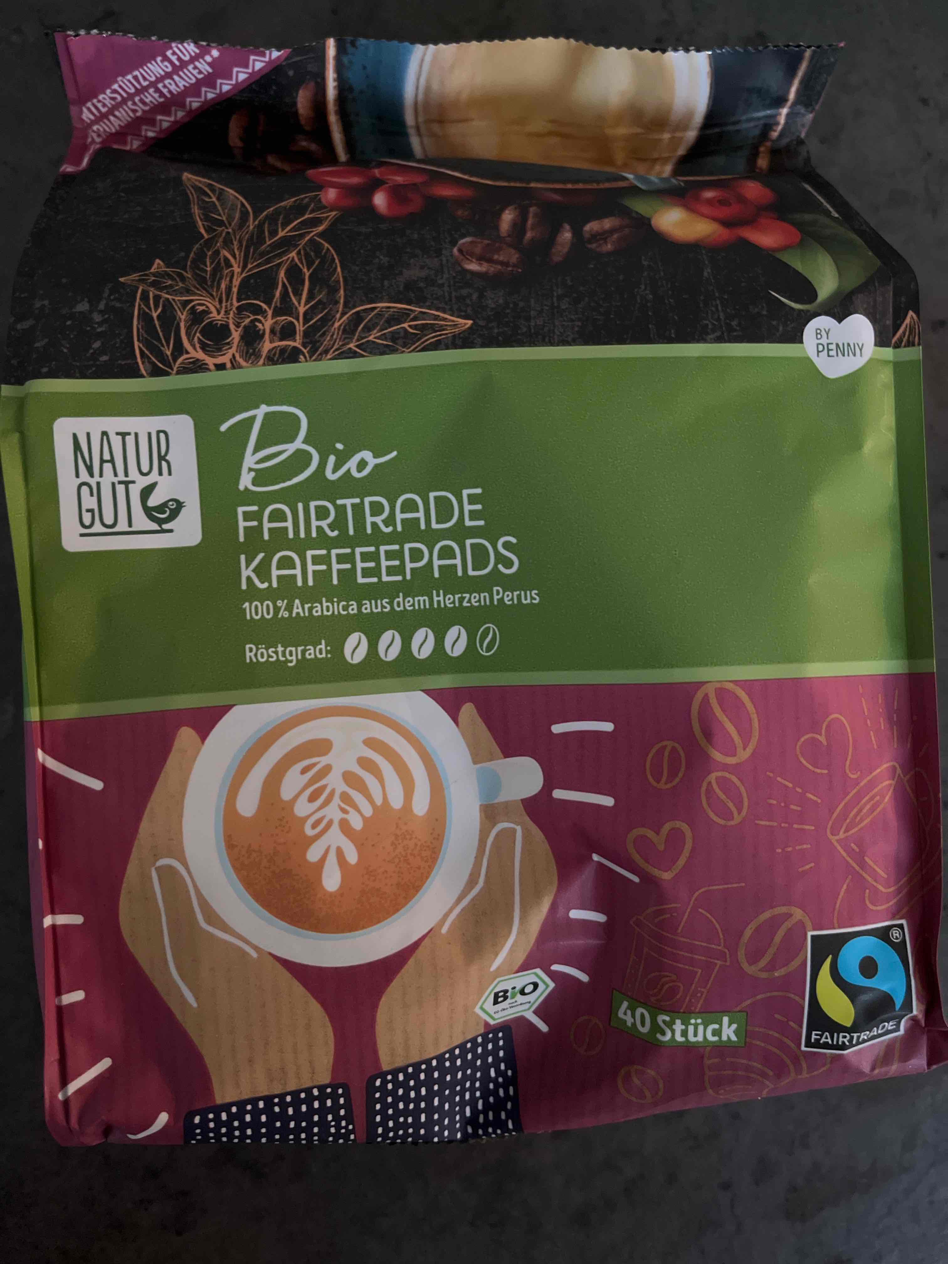 Bio Fairtrade Kaffeepads 