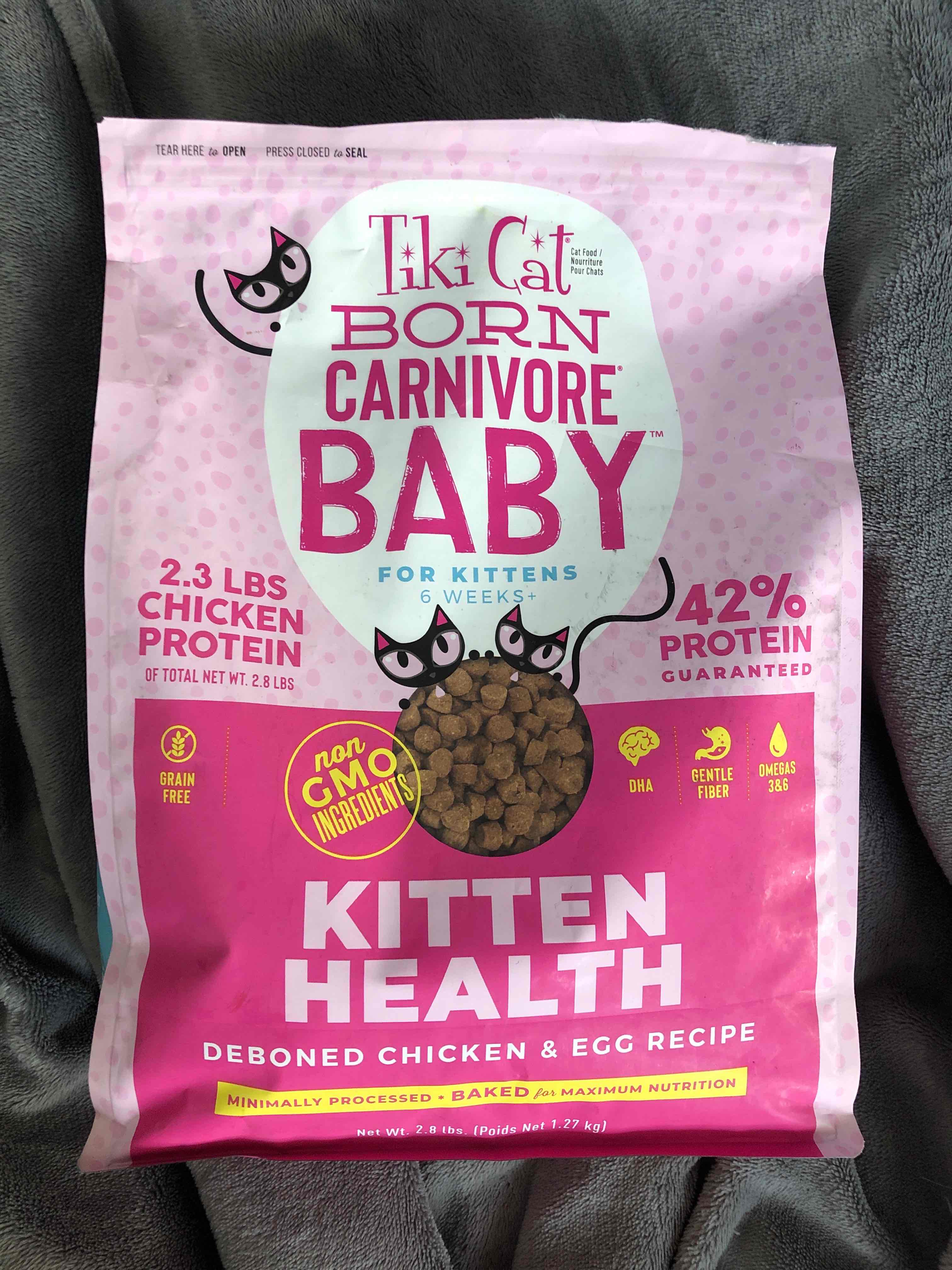 Baby kitten health deboned chicken and egg recipe