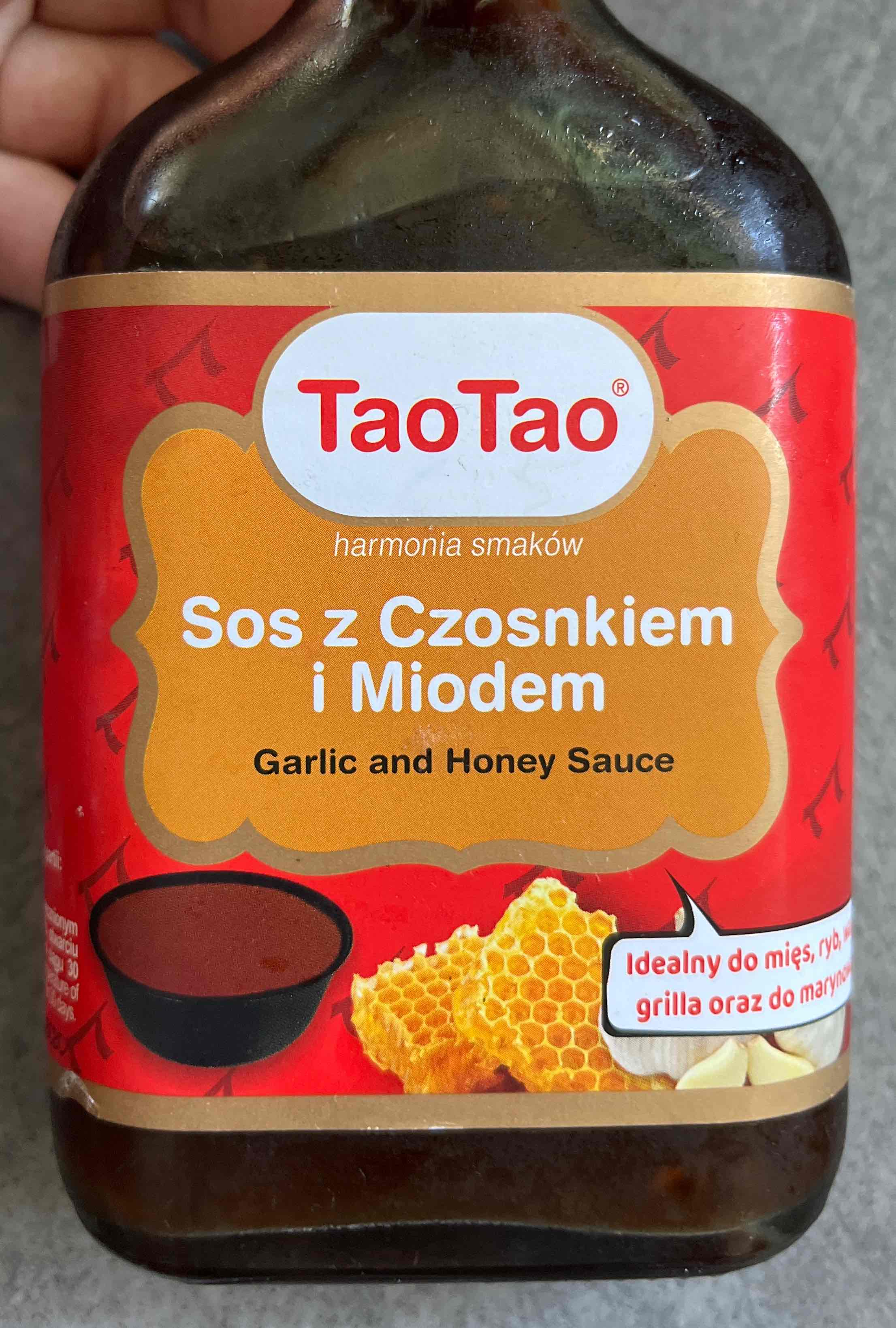 Sos z czosnkiem i miodem 