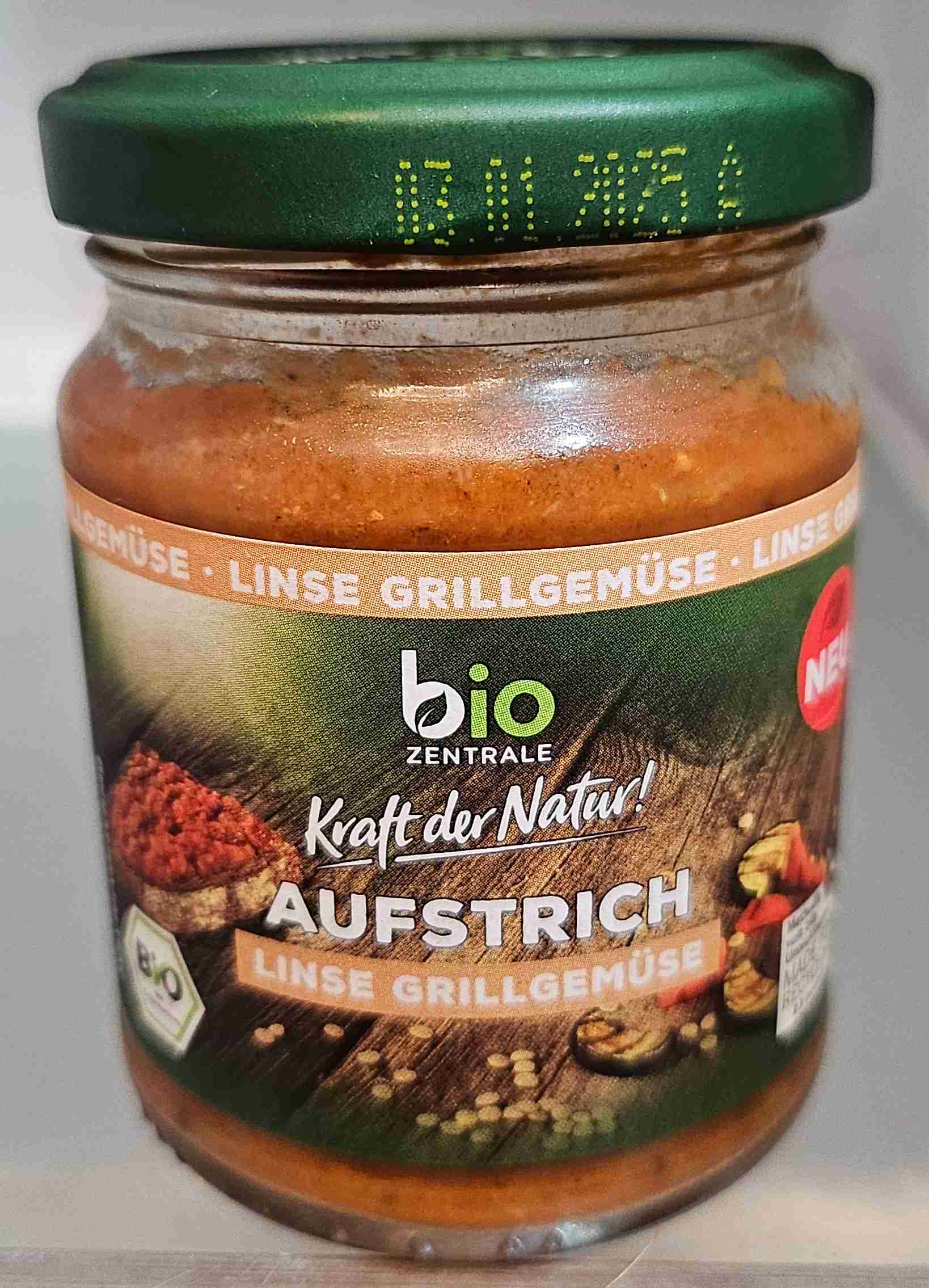 Aufstrich Linse Grillgemüse