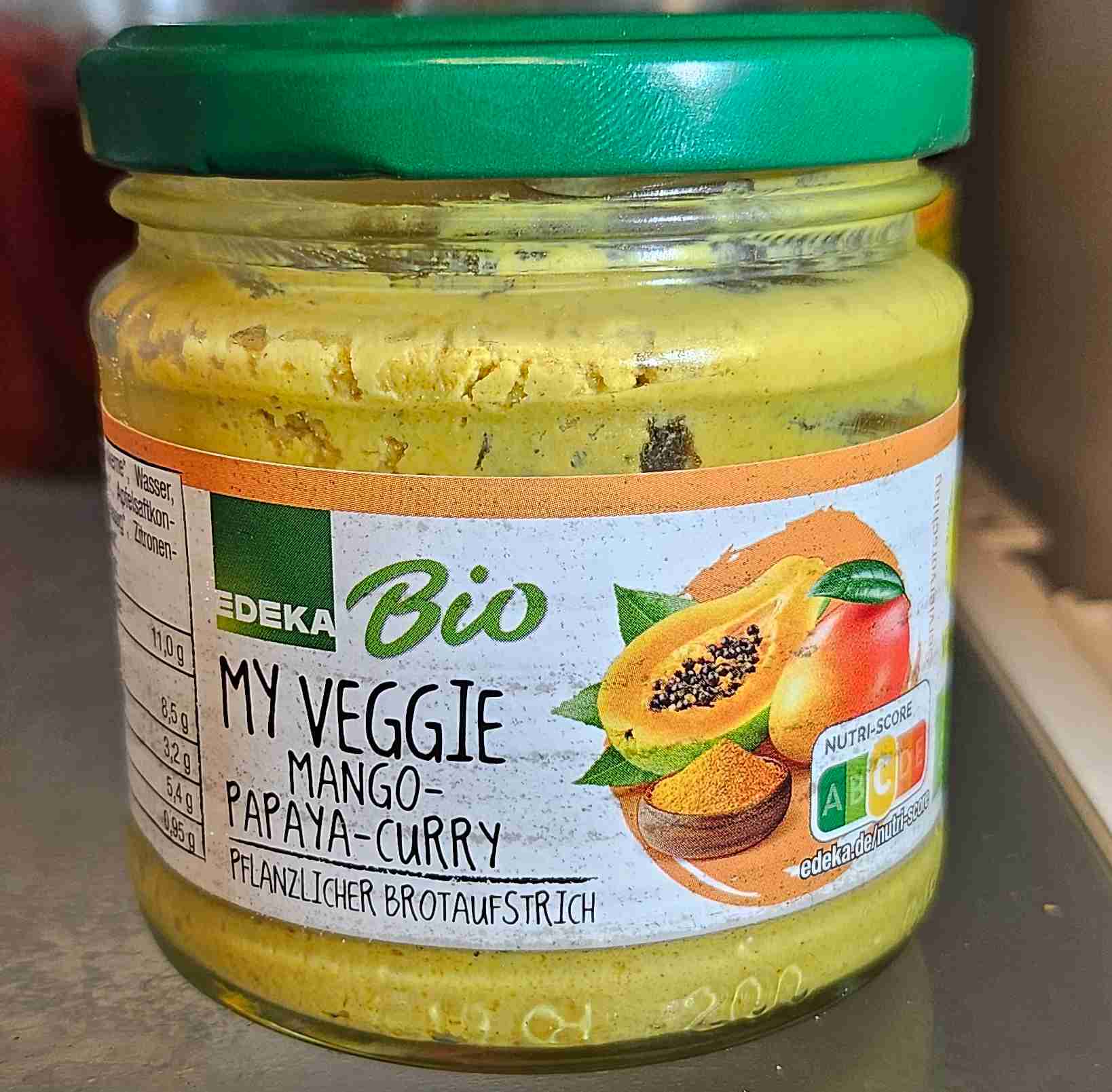 Aufstrich Mango-Papaya-Curry