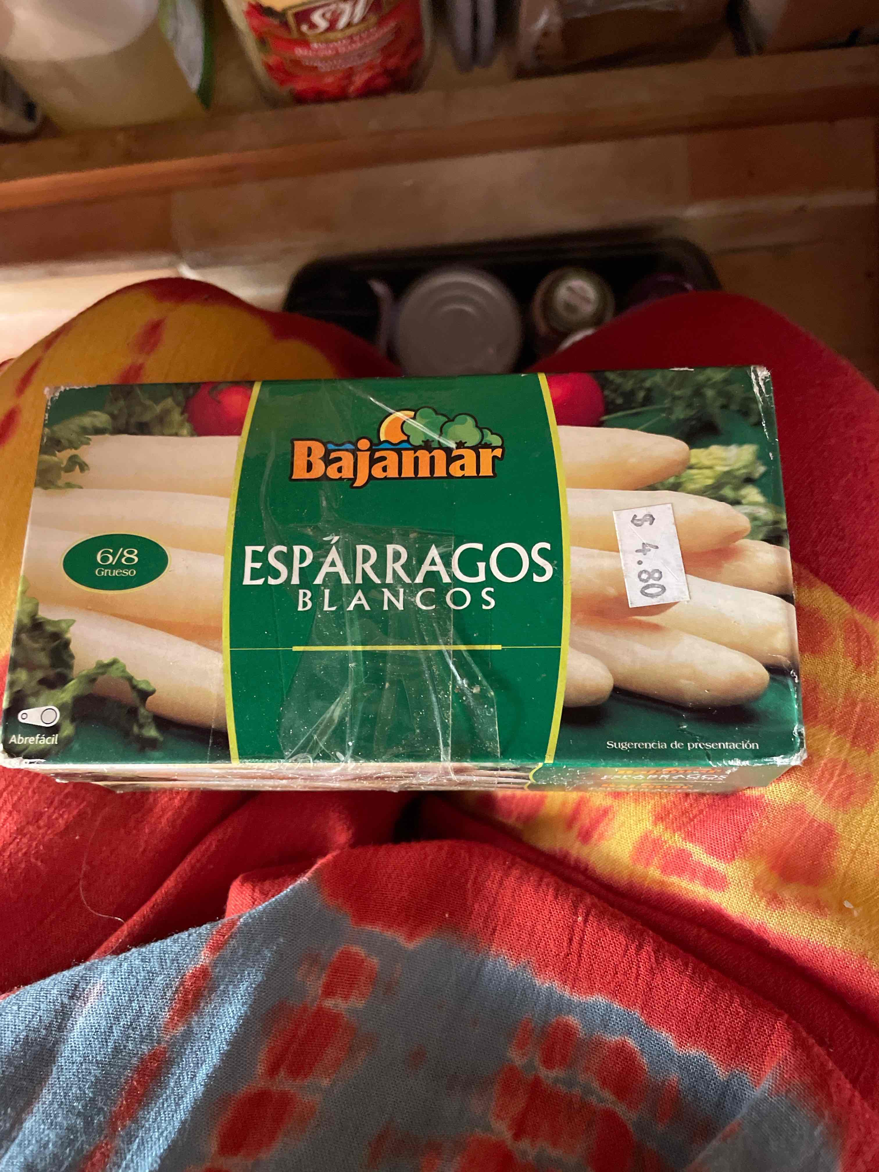 Canned white asparagus