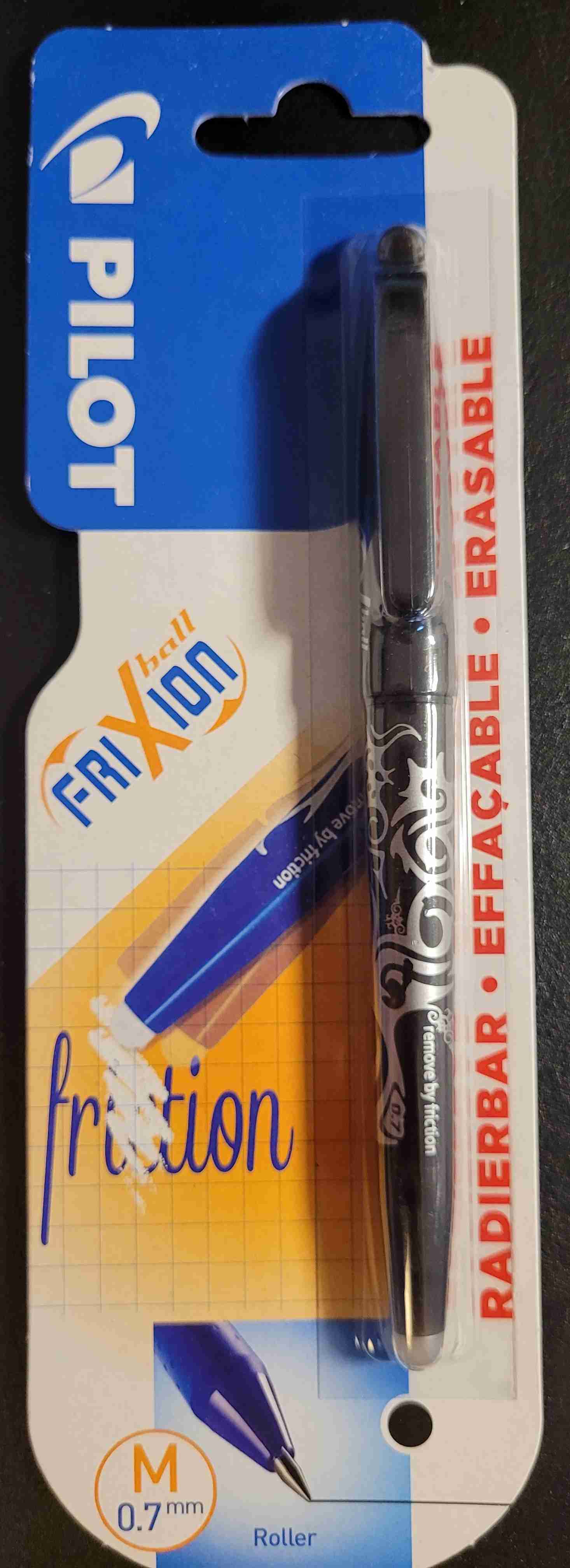 Radierbarer Stift schwarz