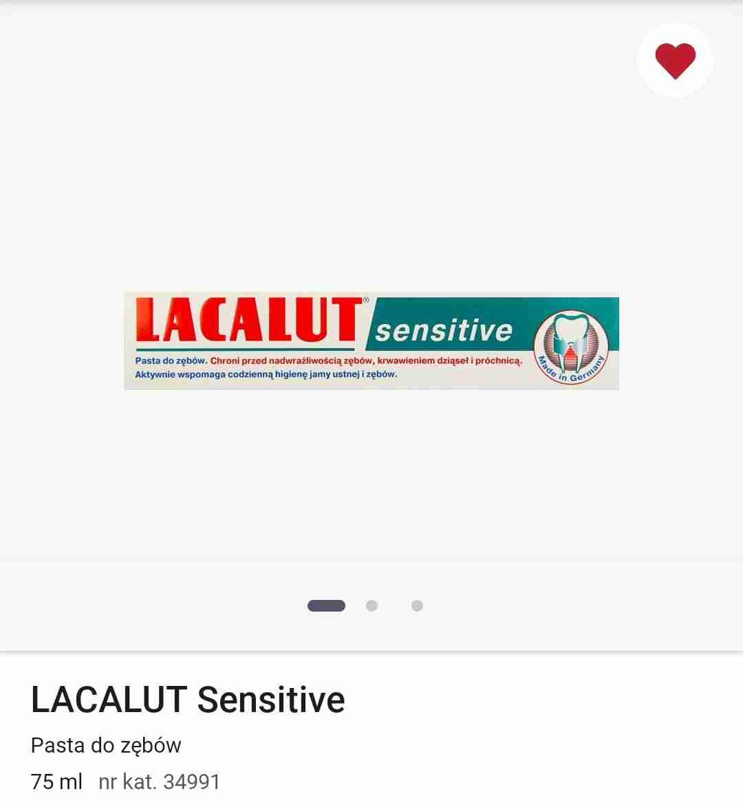 Sensitive, Pasta do zębów