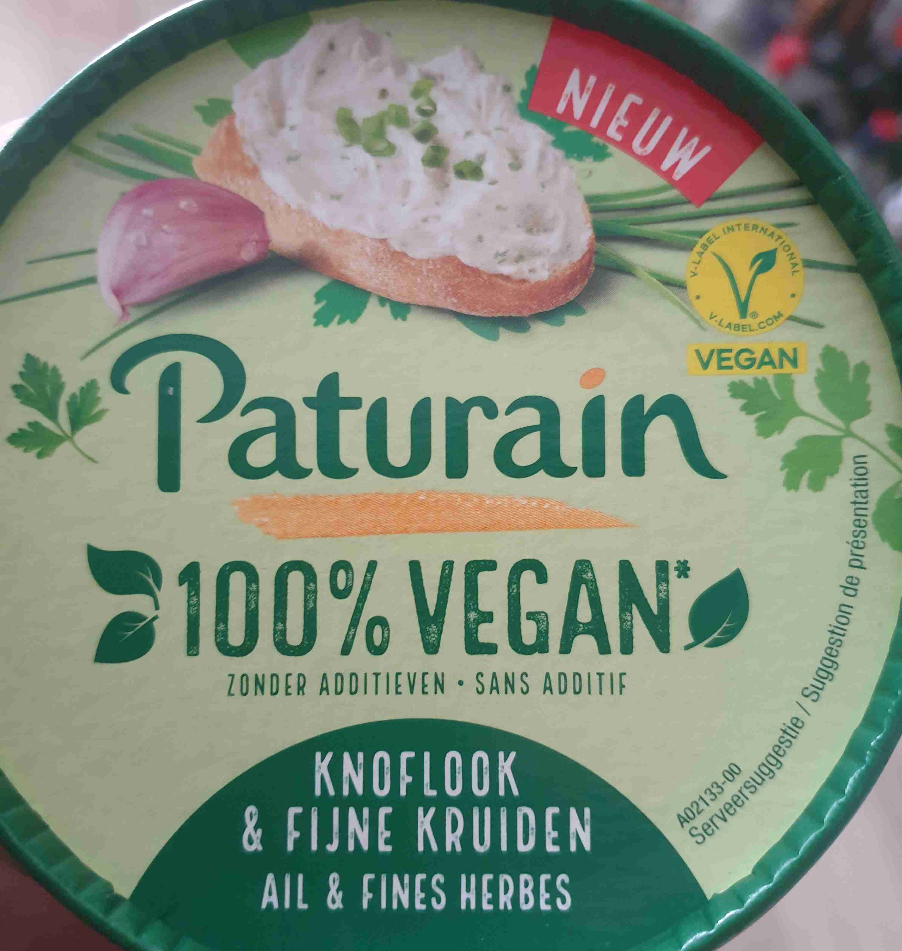 Paturain Vegan Knoflook en fijne kruiden