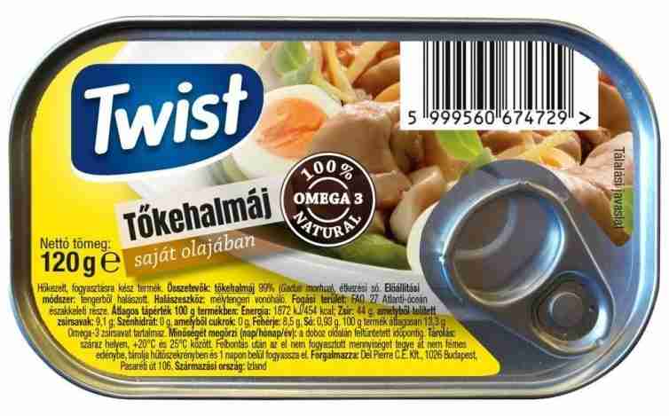 Tőkehalmáj Saját Olajában
