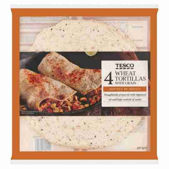 Wheat Tortillas with Grain