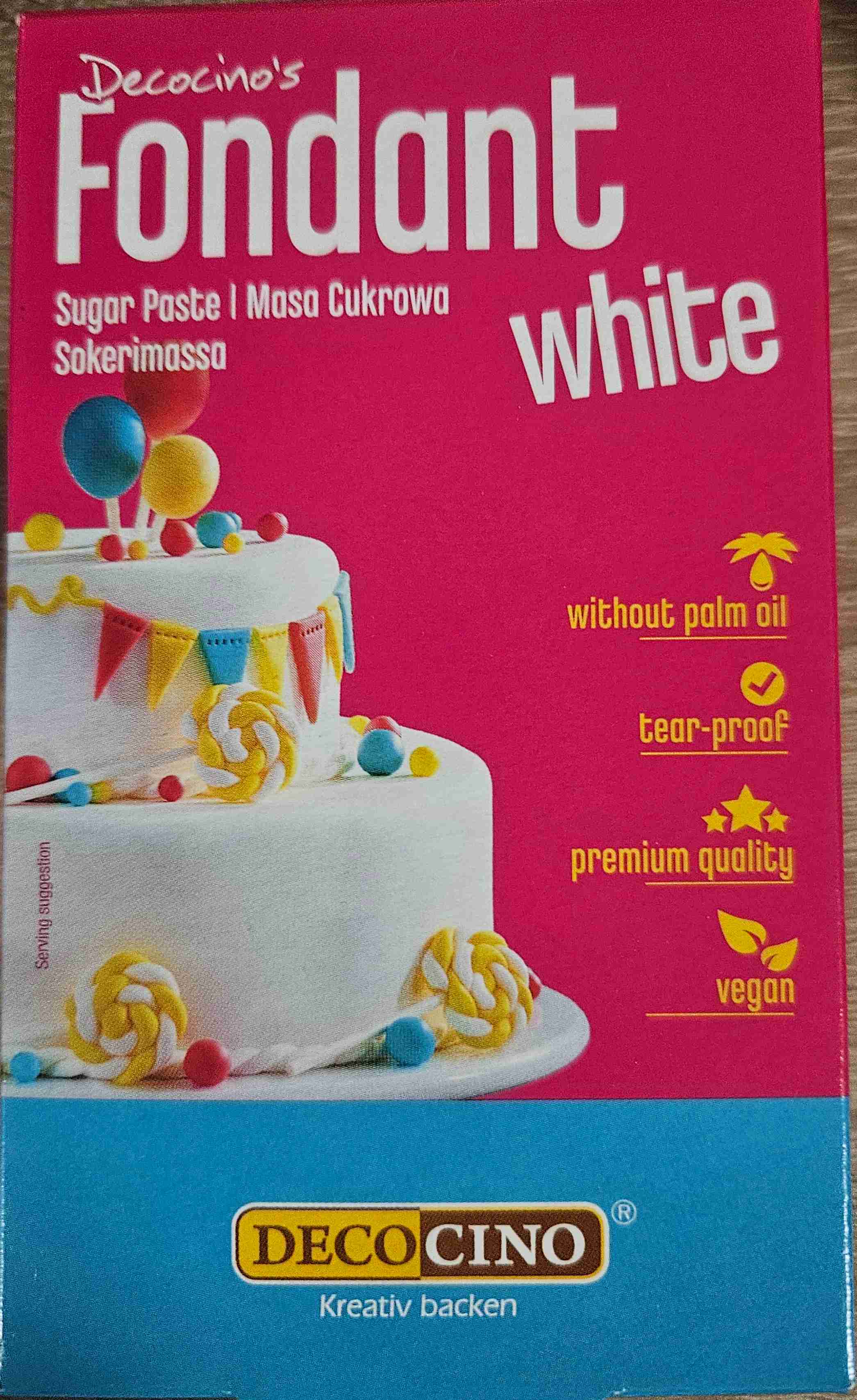 Masa cukrowa biała