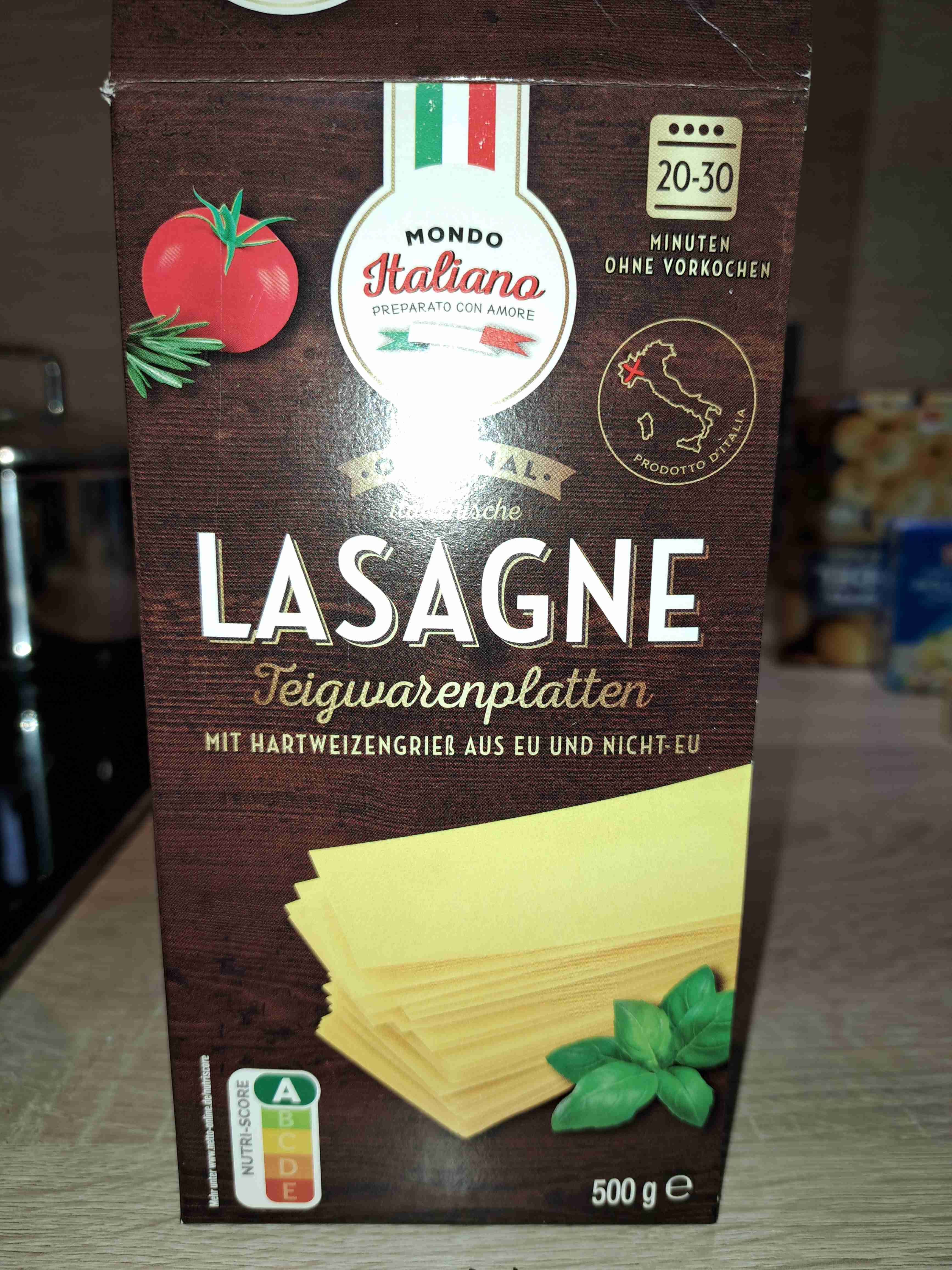 Lasagne Teigwarenplatten