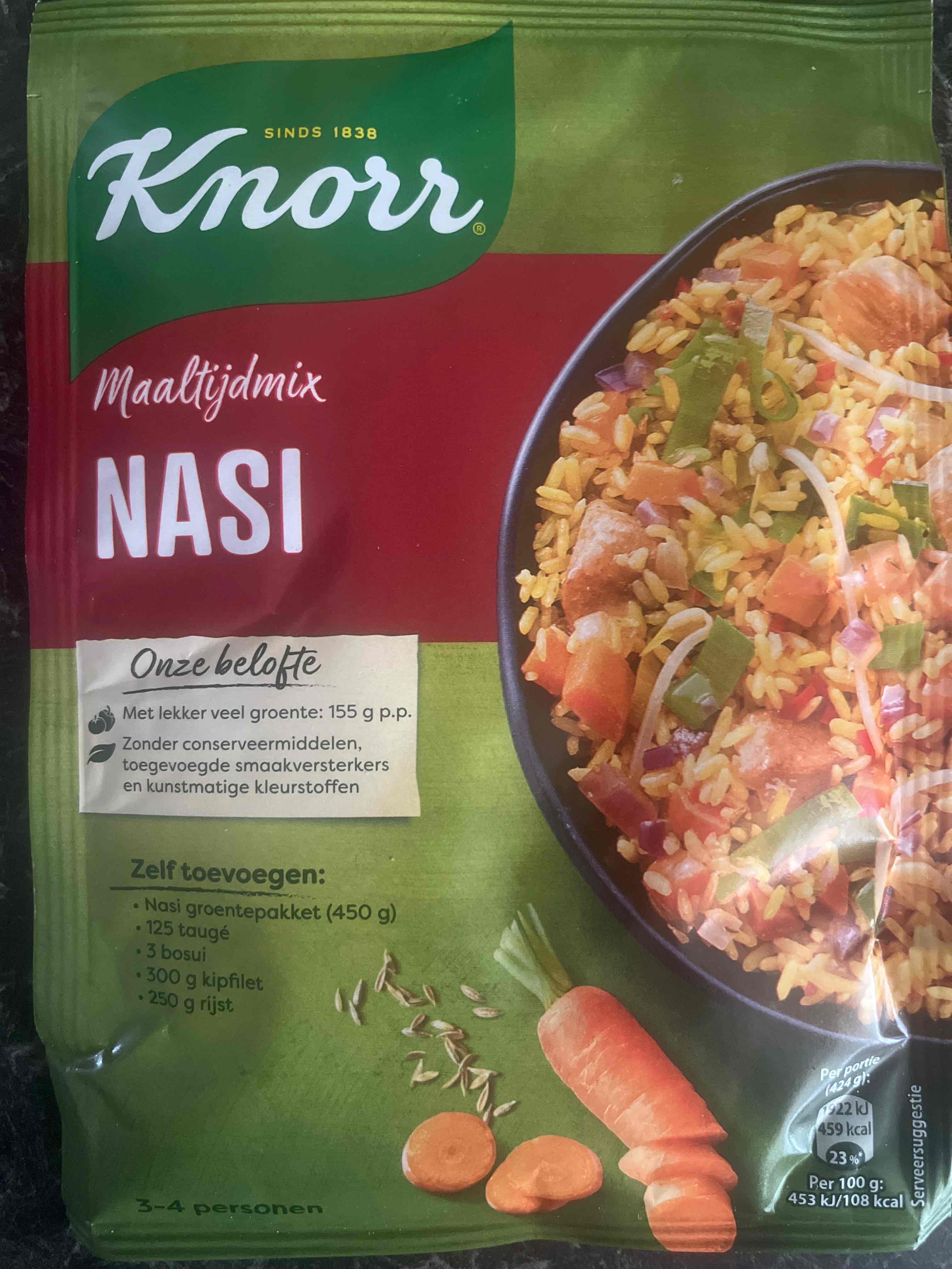 Maaltijdmix nasi