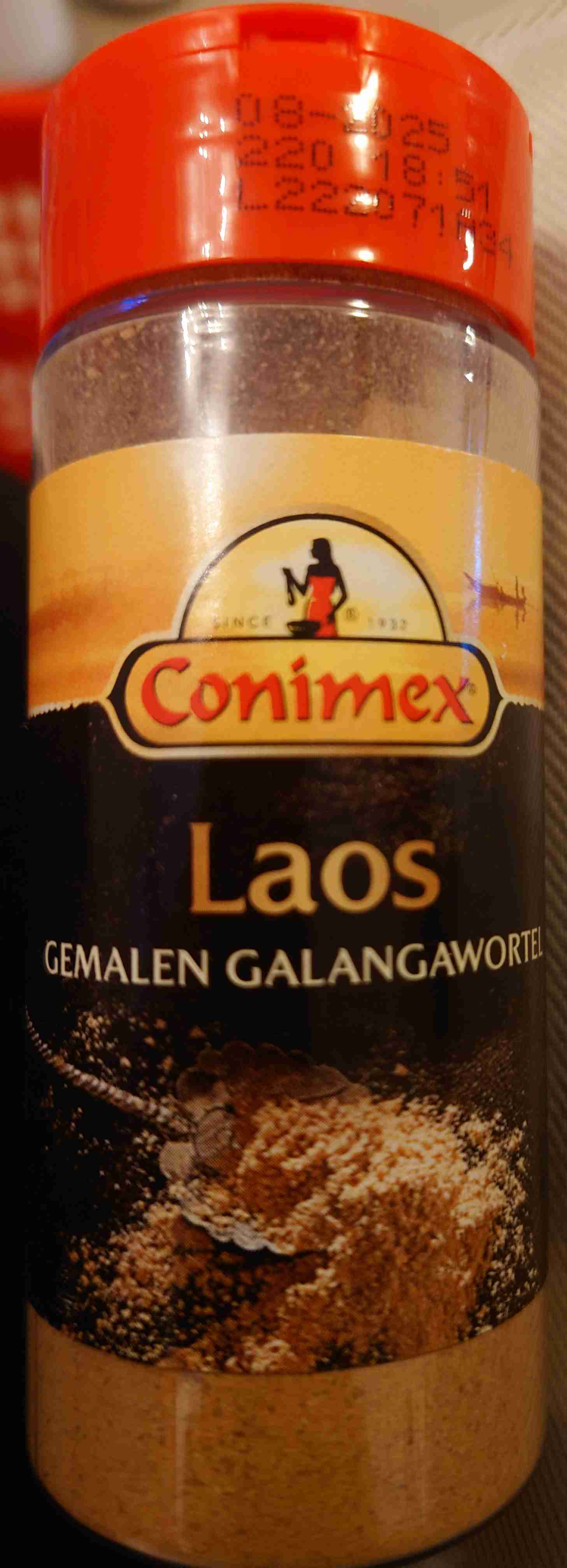 Gemalen Galangawortel