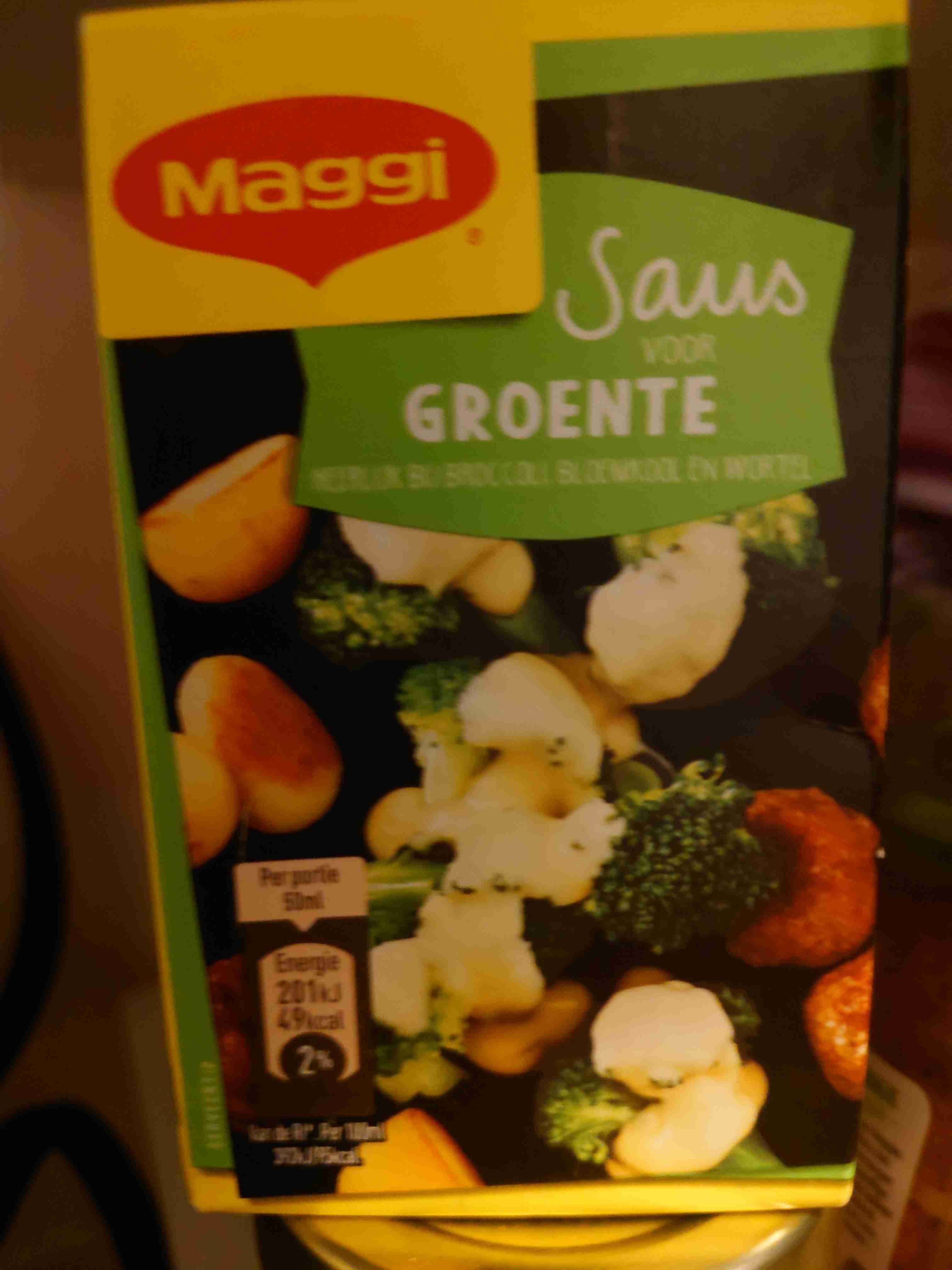Saus voor groente