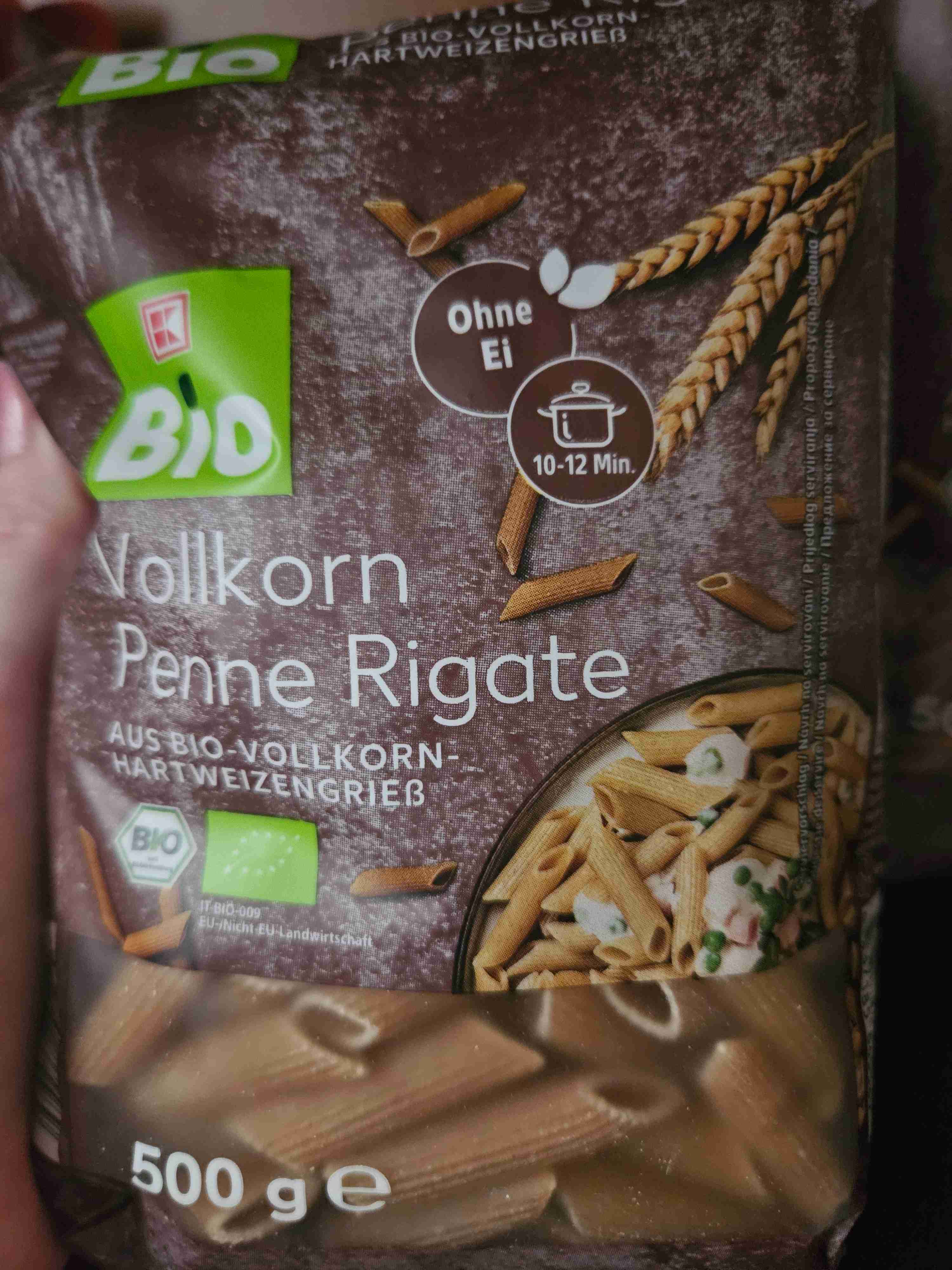 Vollkorn Penne Rigate