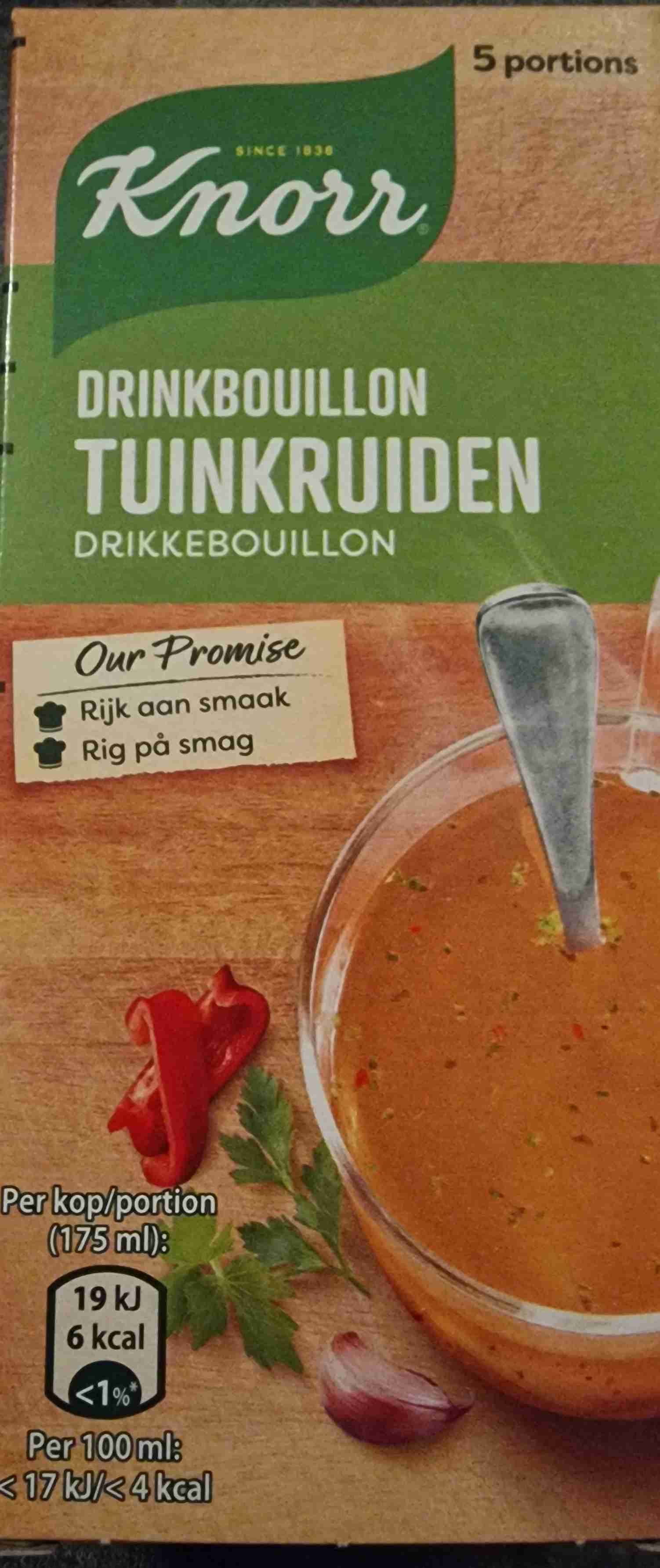 Drinkbouillon tuinkruiden