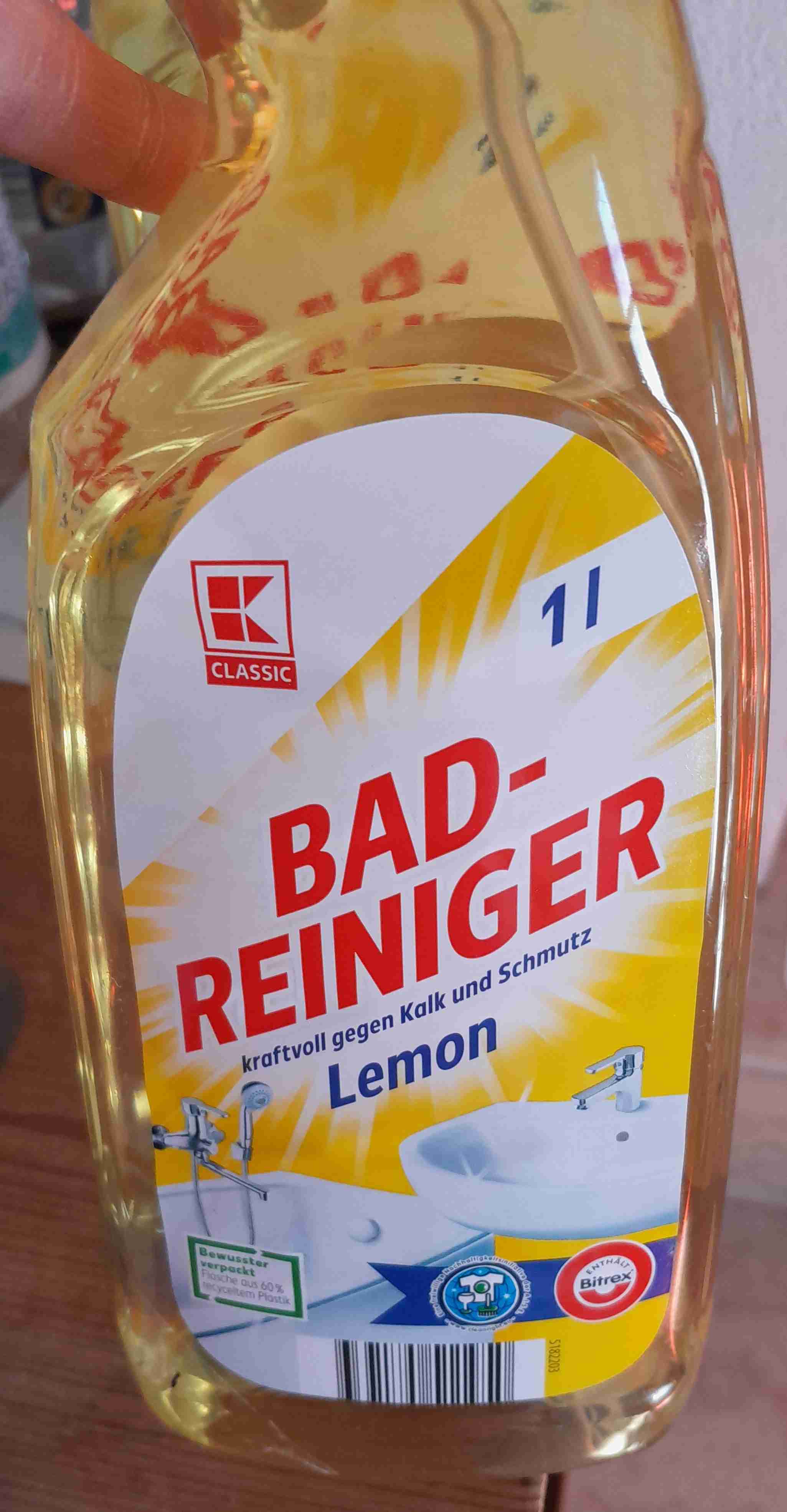 Badreiniger Lemon