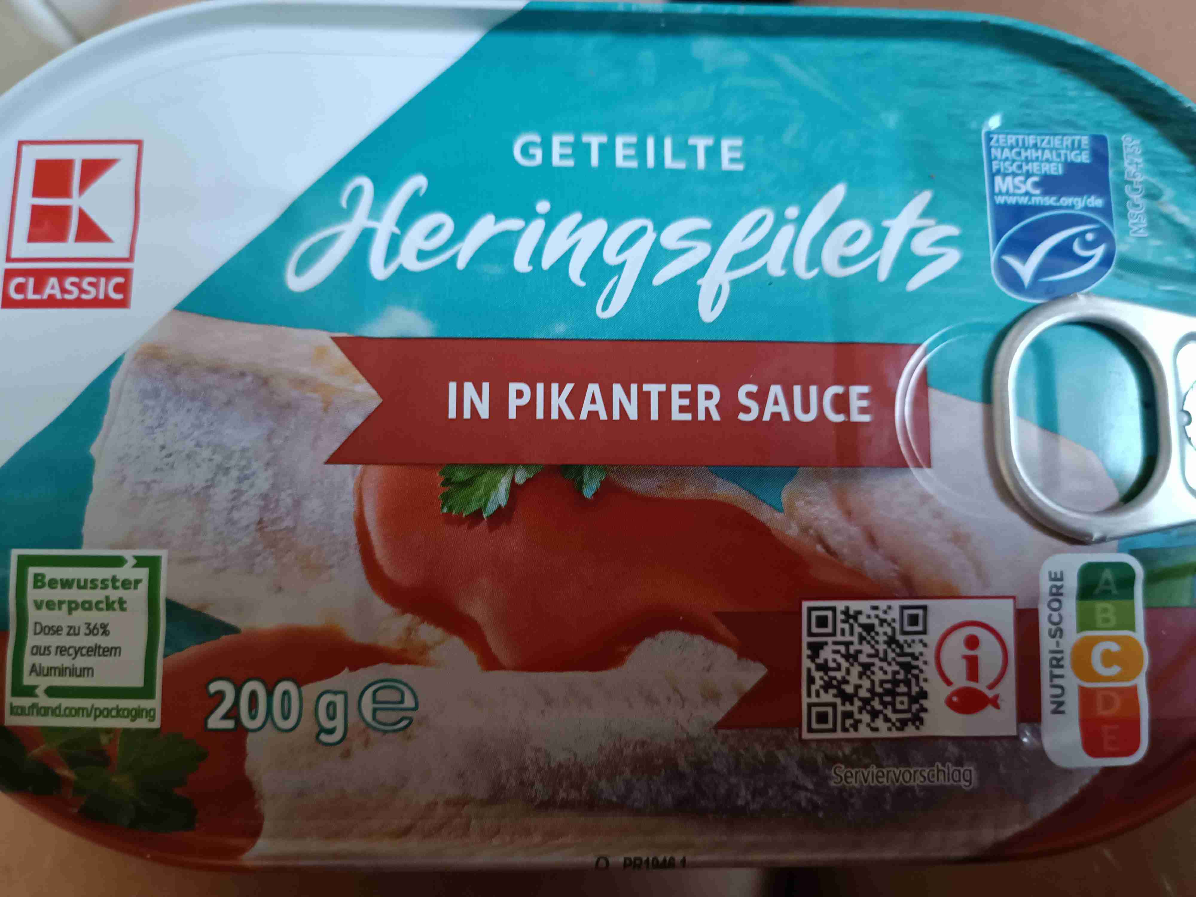 Heringsfilets pikante Soße 