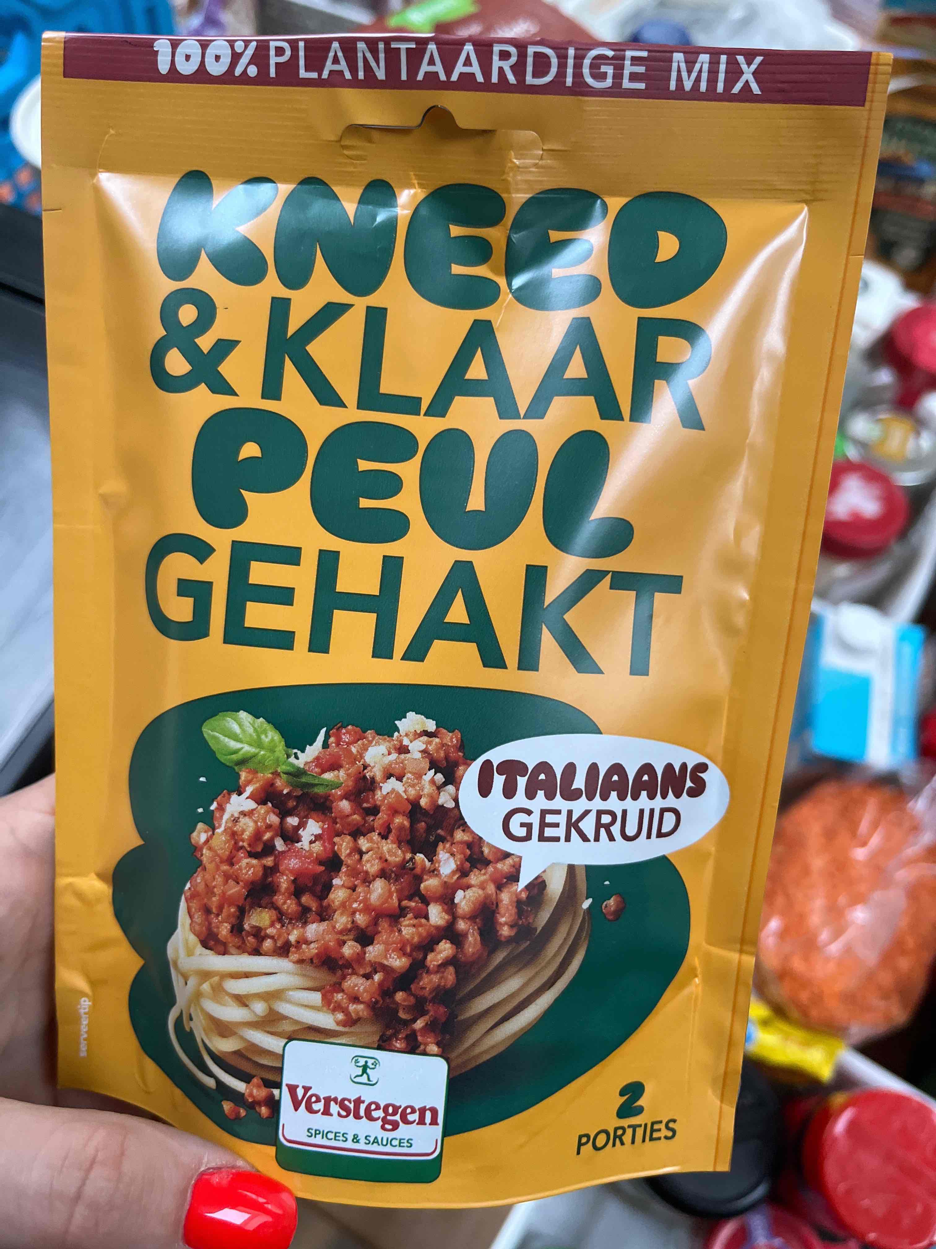 Peul gehakt italiaans gekruid